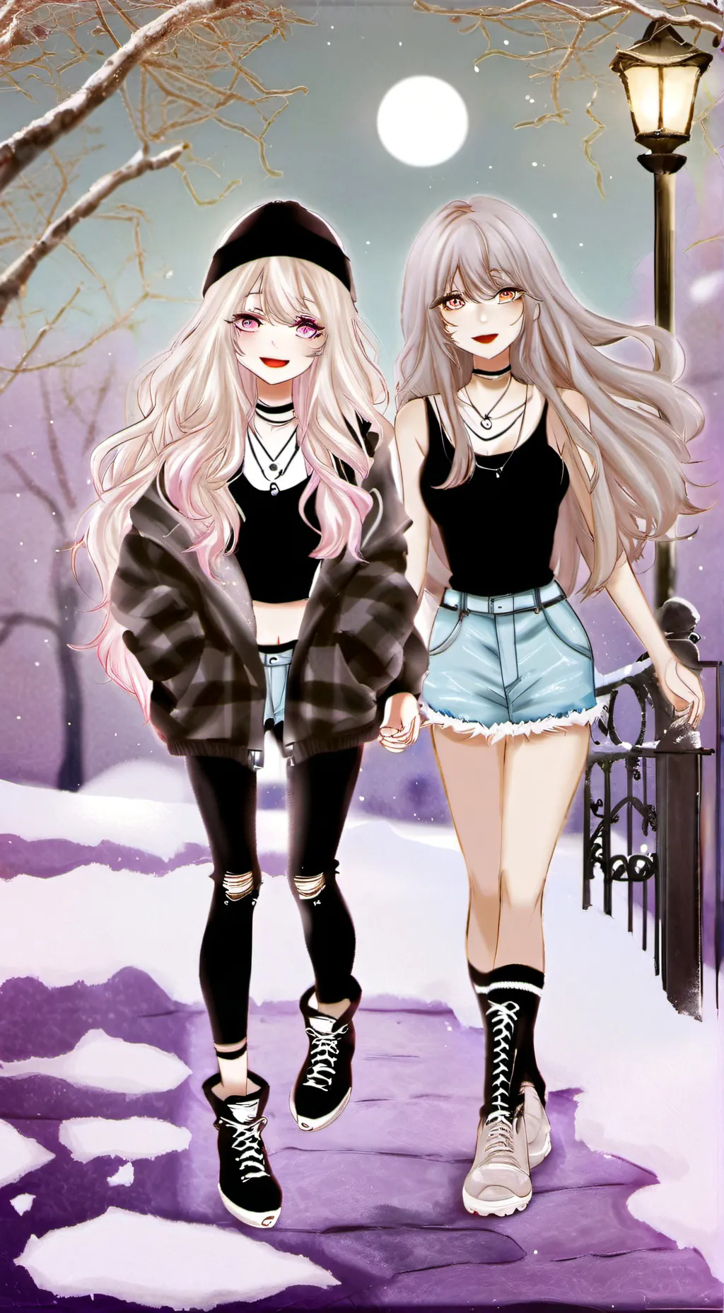 ai character: me and Khloe bff background