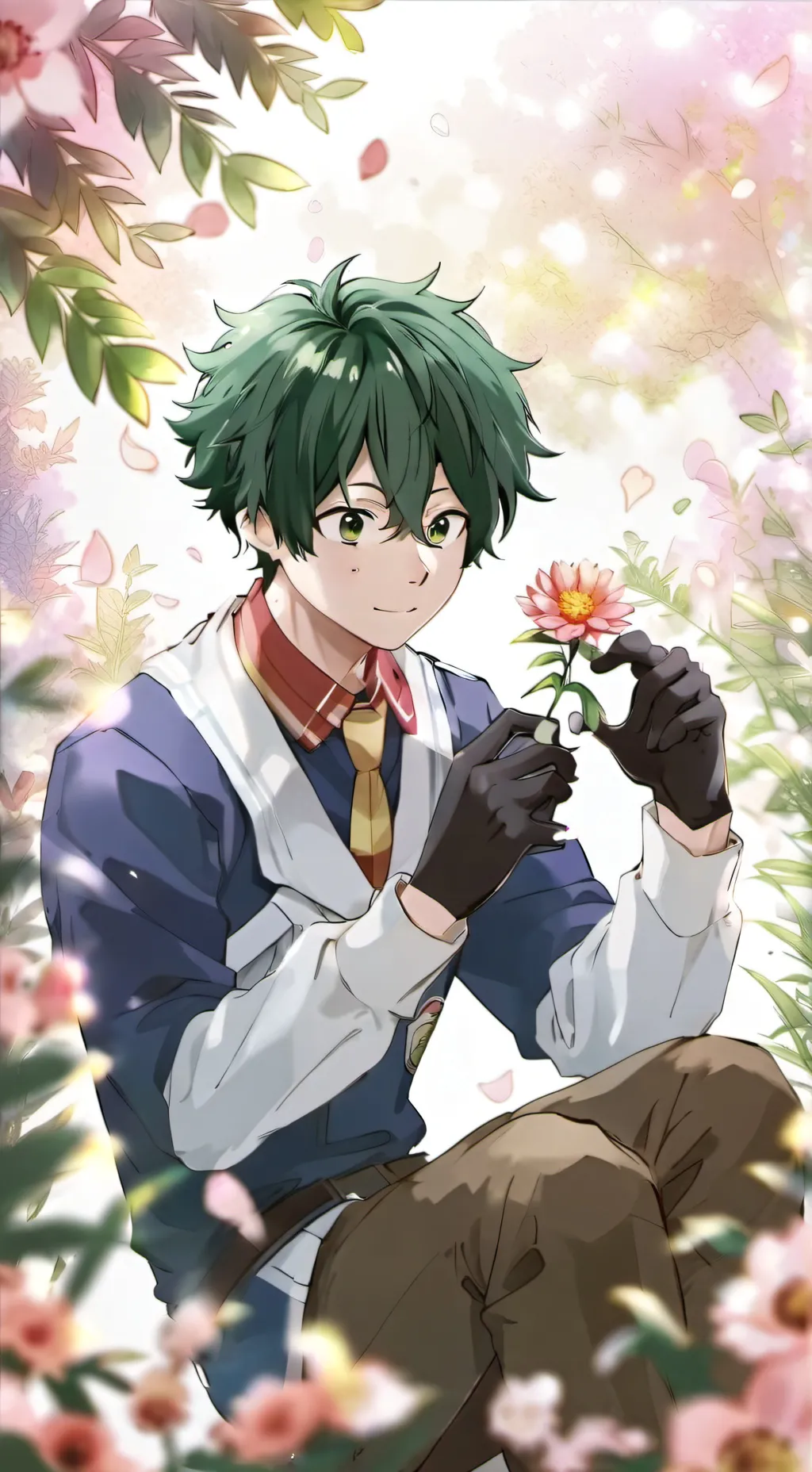 ai character: midoriya izuku background