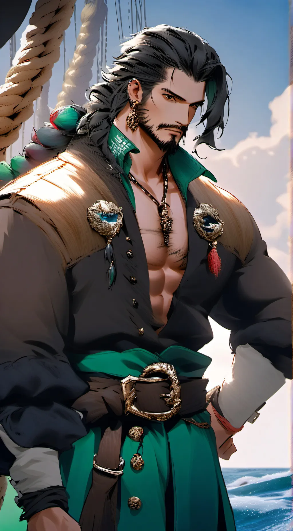 ai character: Black Scar background