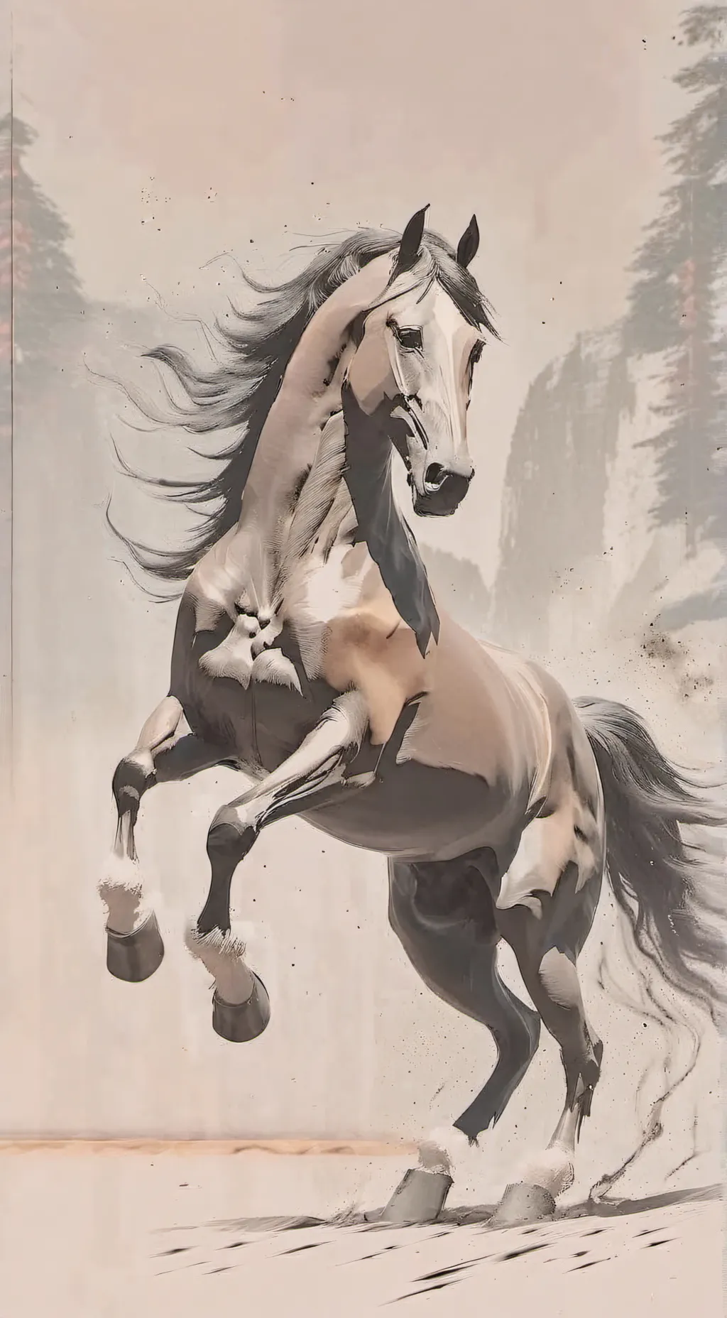 ai character: spirit  background