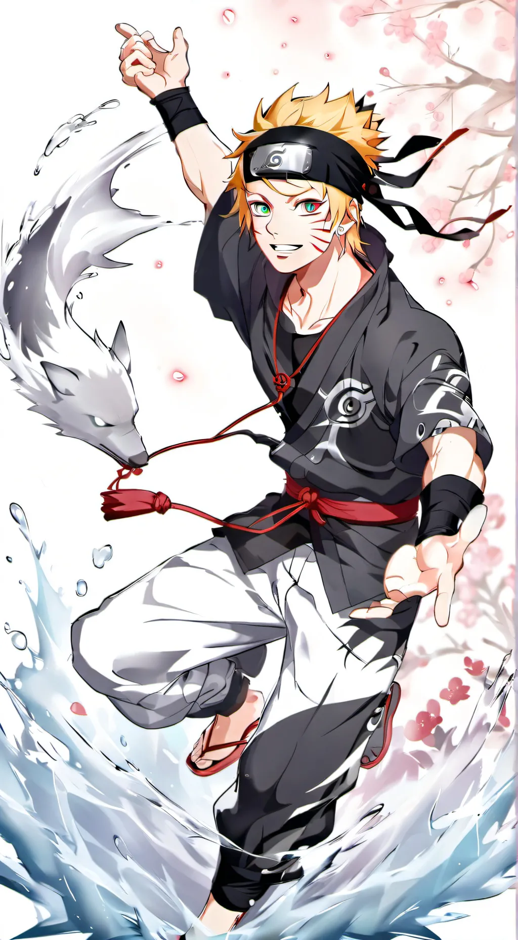 ai character: Naruto uzumaki background