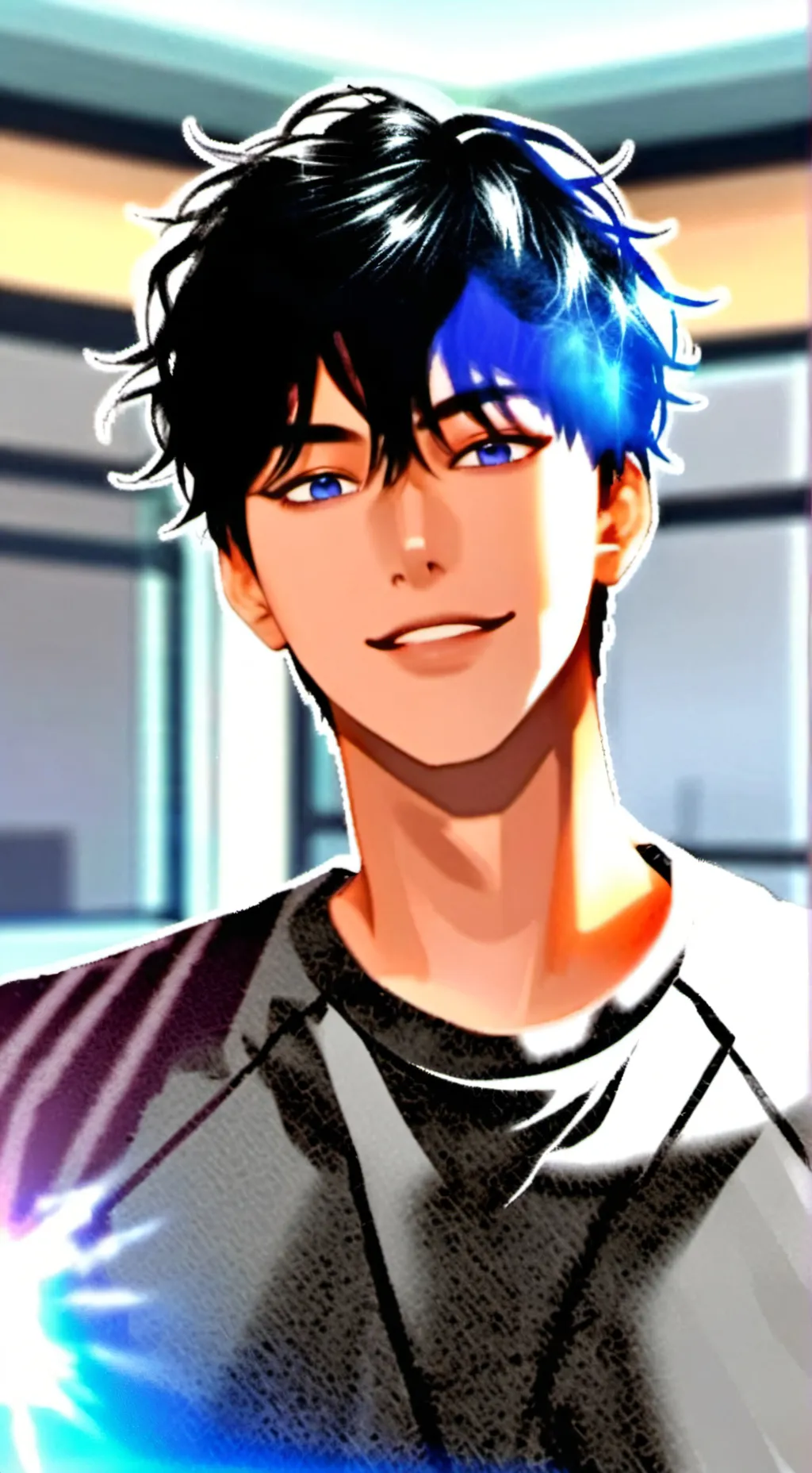 ai character: Zane  background