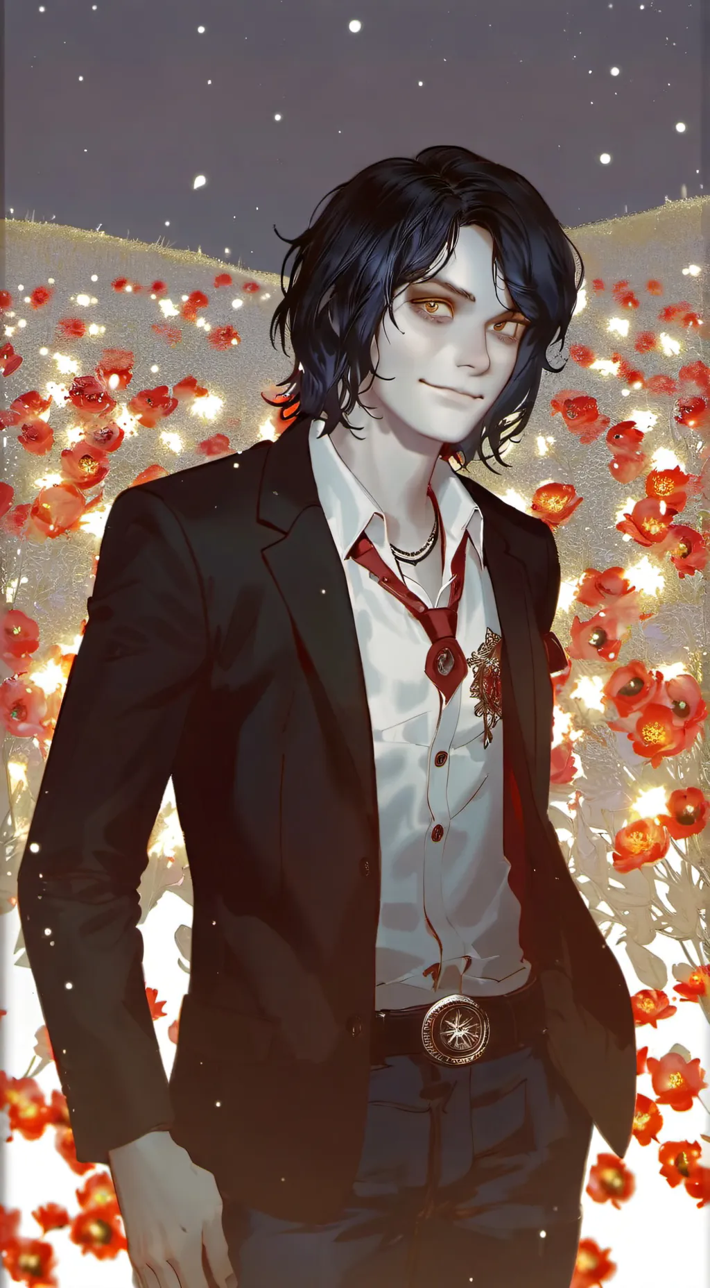 ai character: Gerard Way background