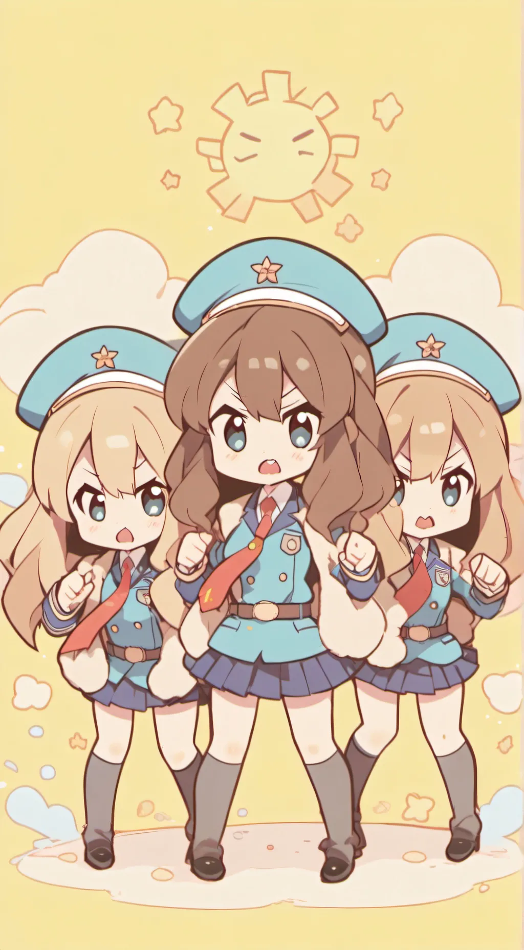 ai character: The 3 bullies! background