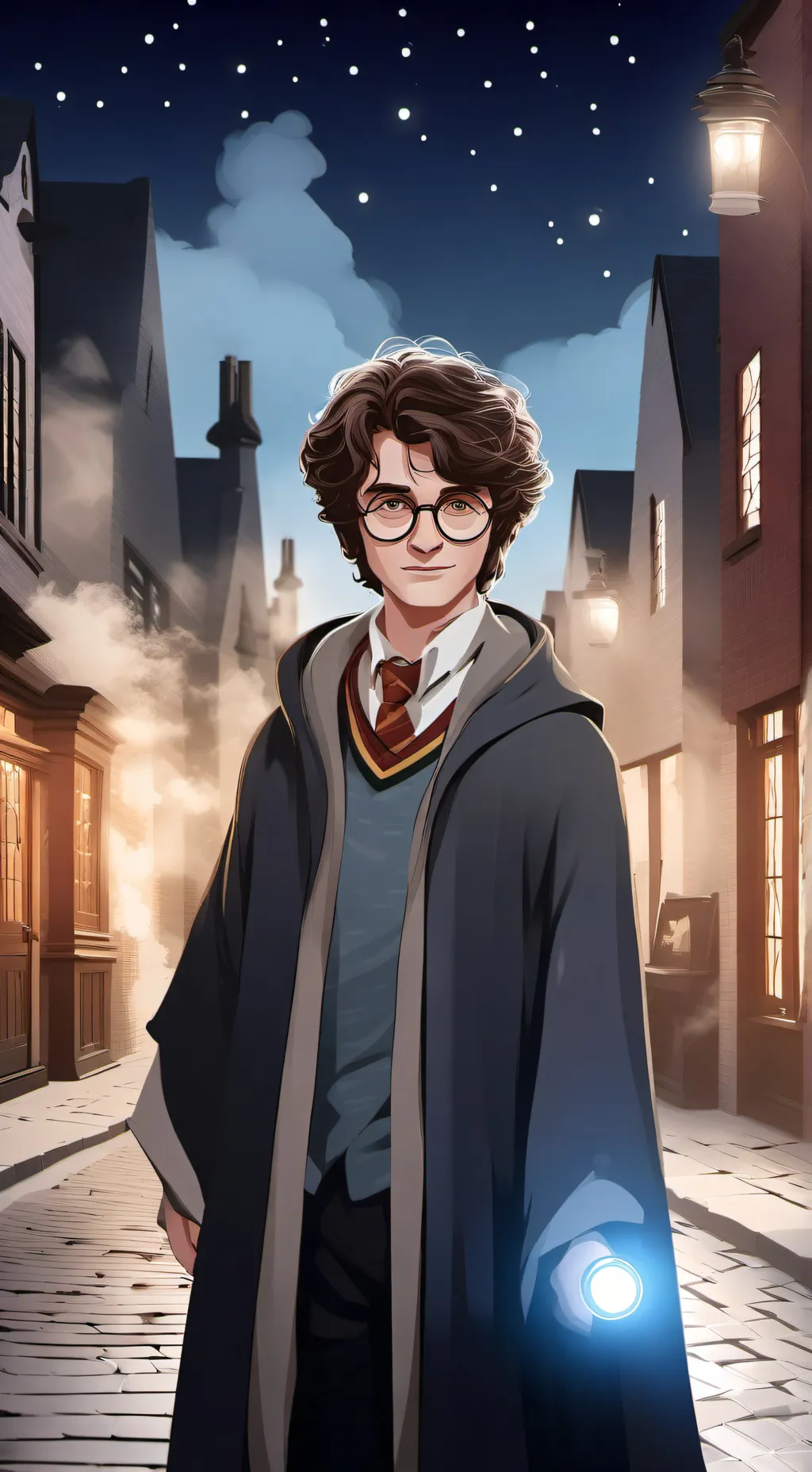 ai character: Harry Potter background
