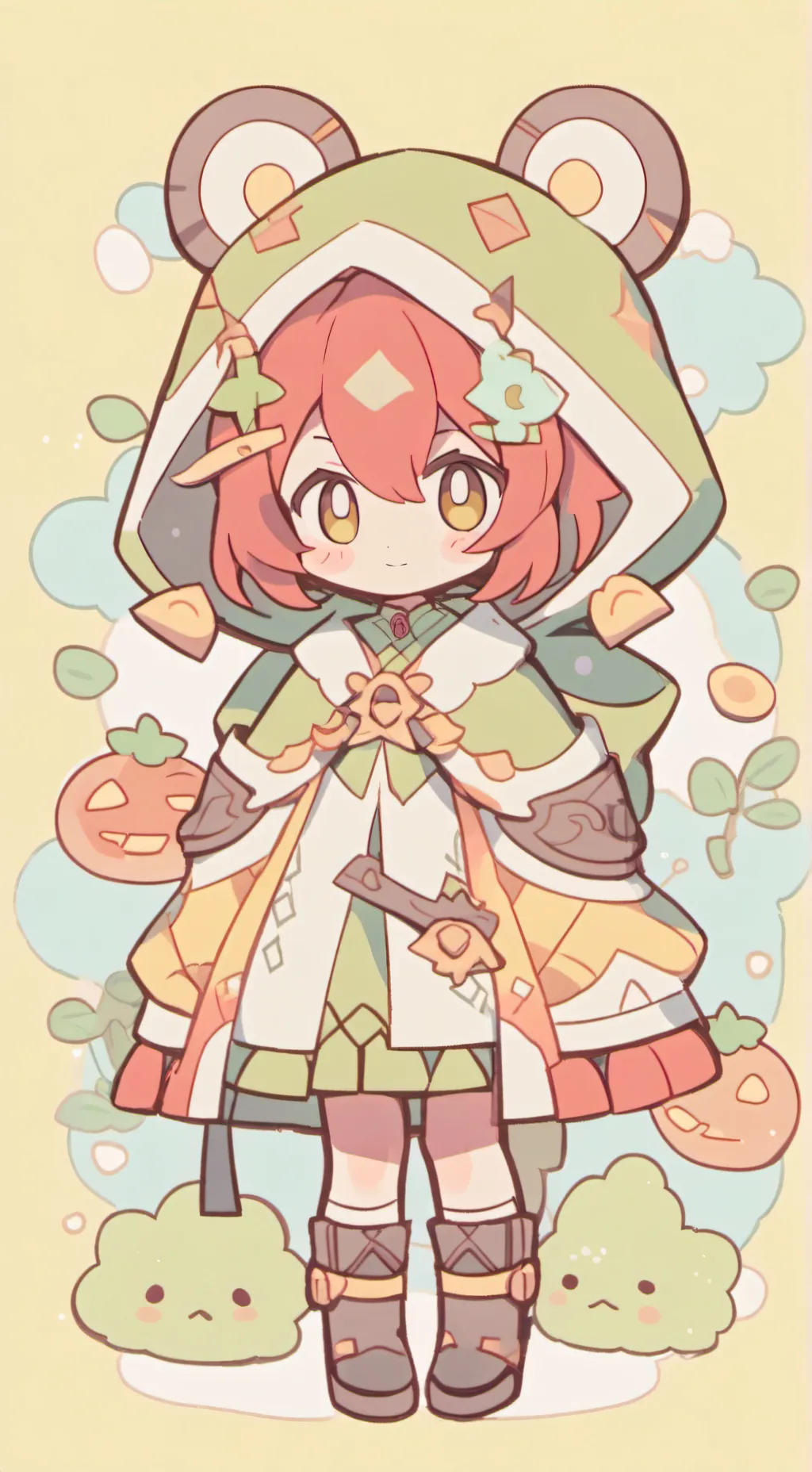 ai character: rosa background