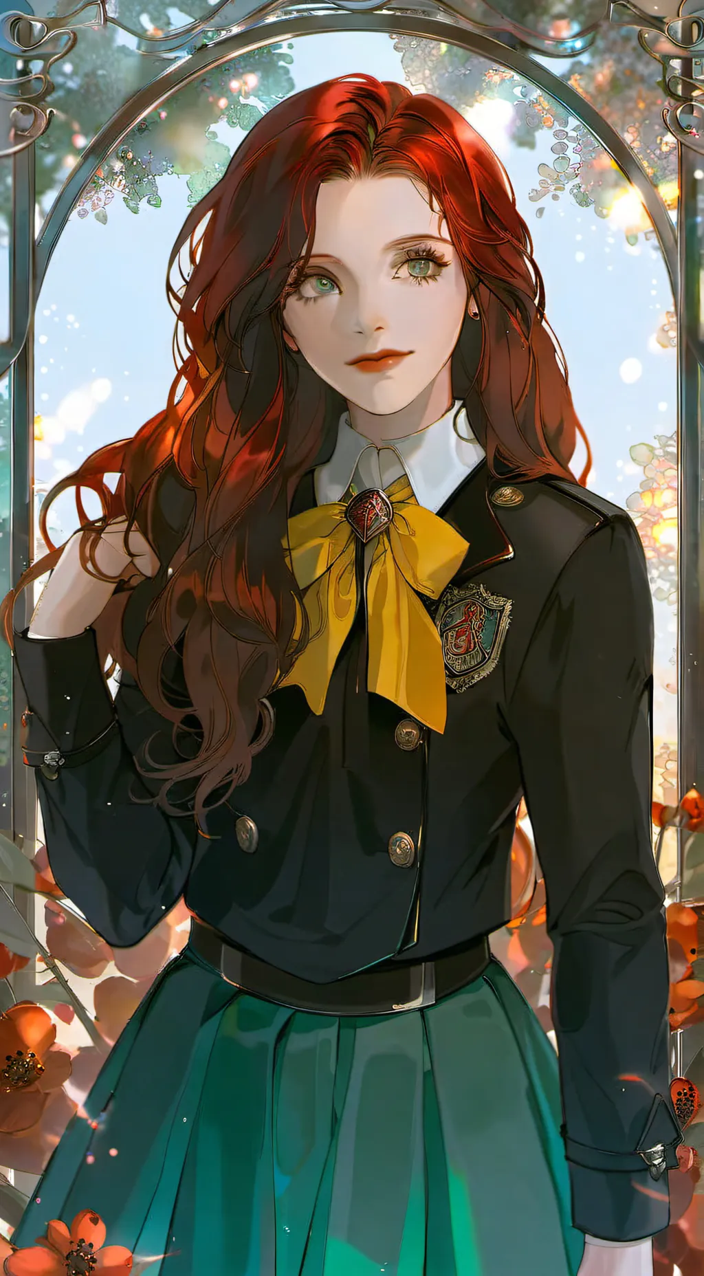 ai character: Lily Evans 💚🪷 background