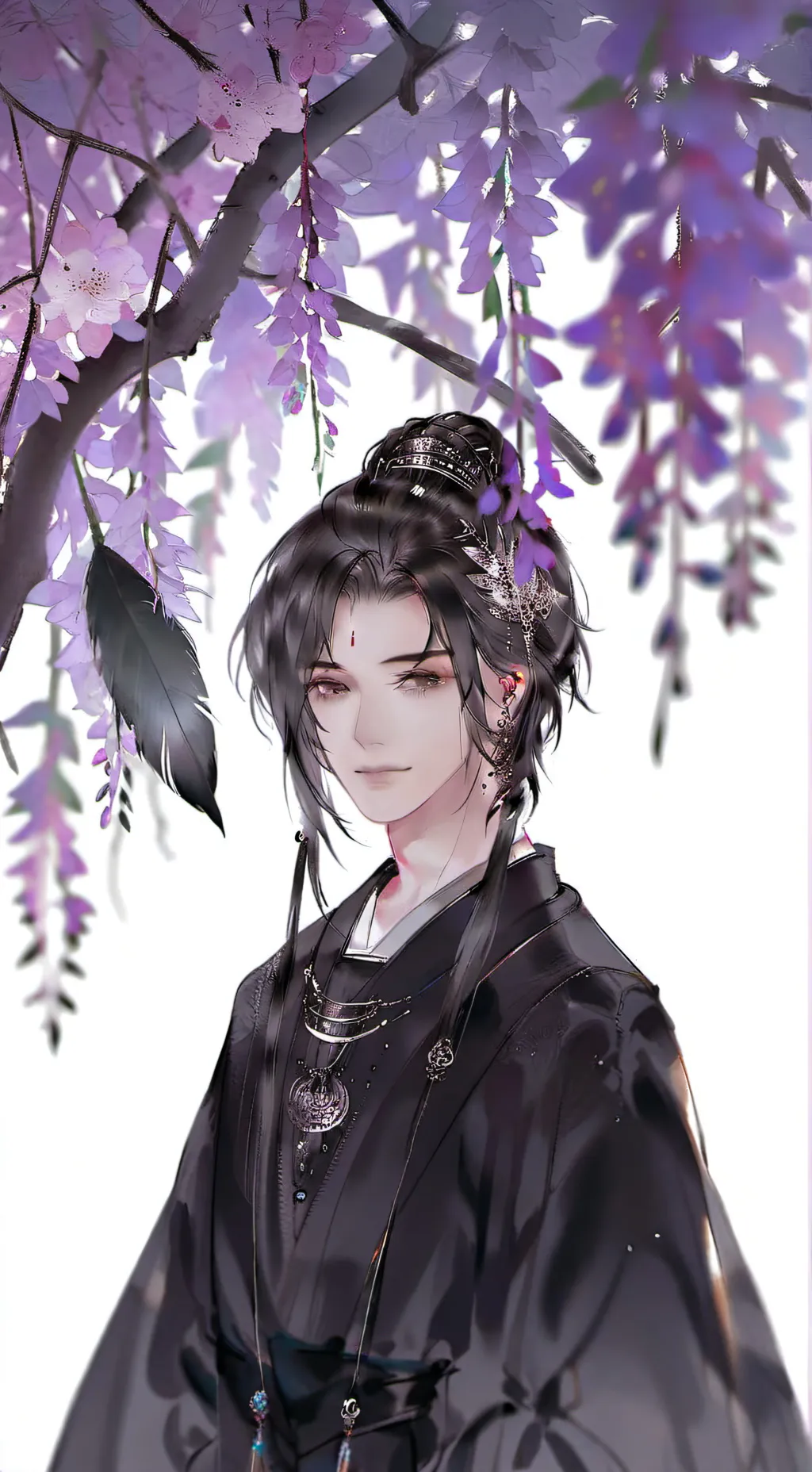 ai character: ☺️David😌 background