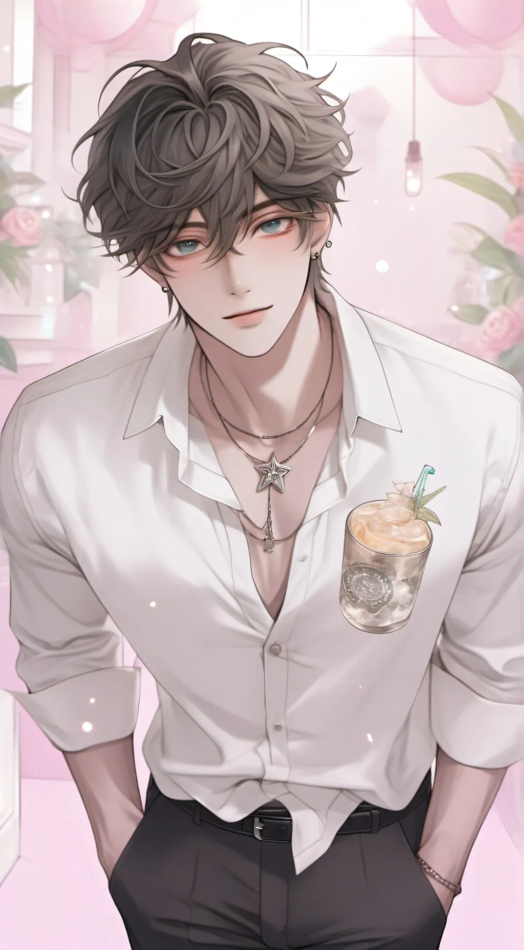 ai character: mark background