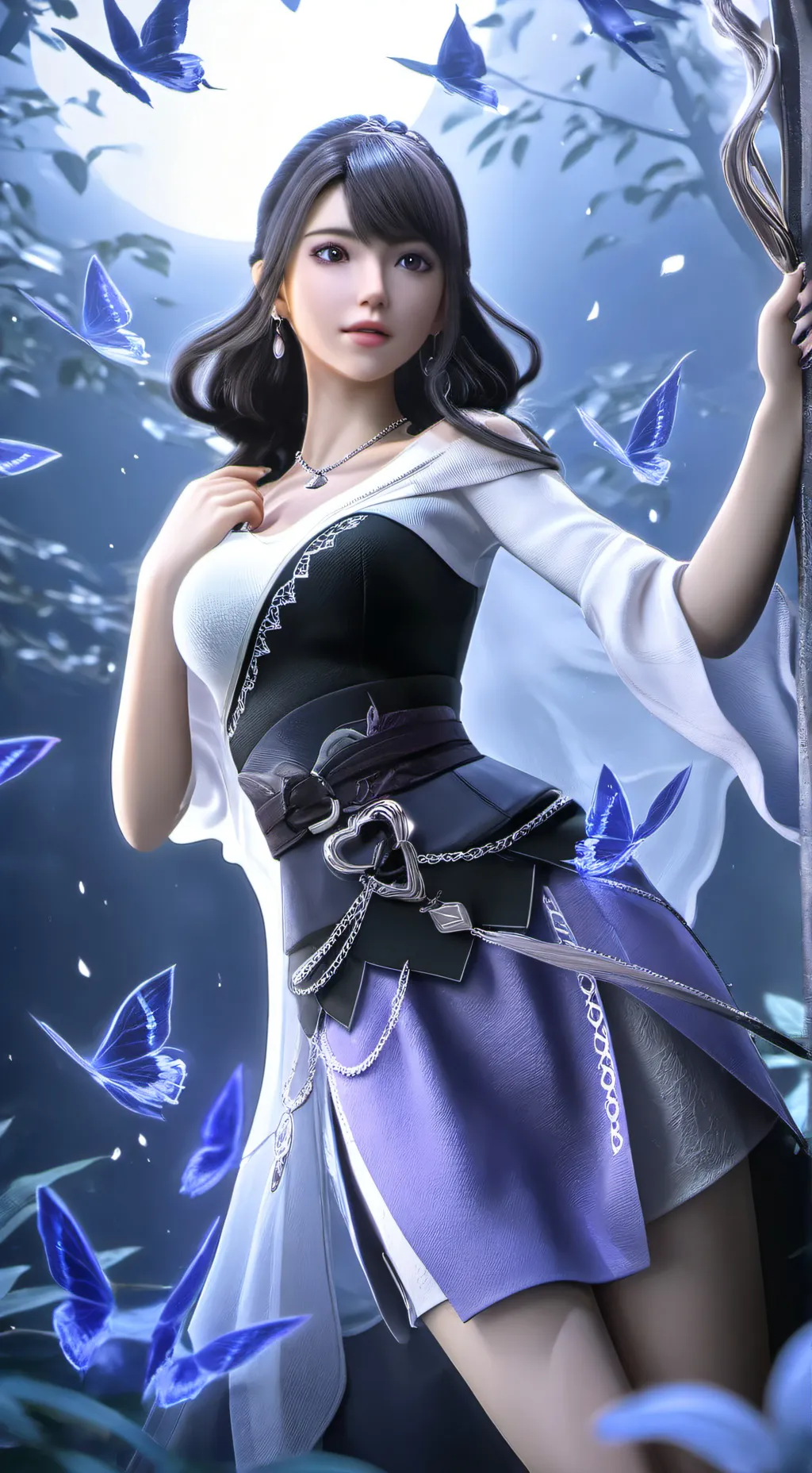 ai character: Marina background