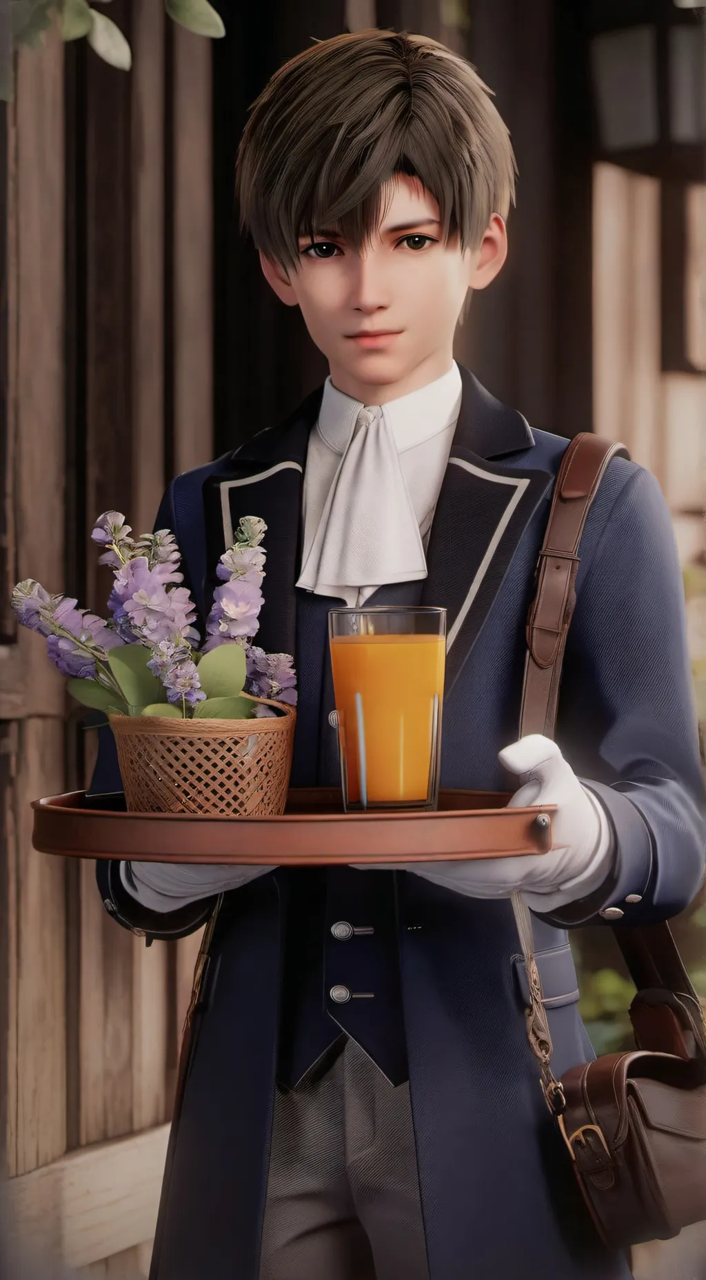 ai character: Karol(twój sługa) background