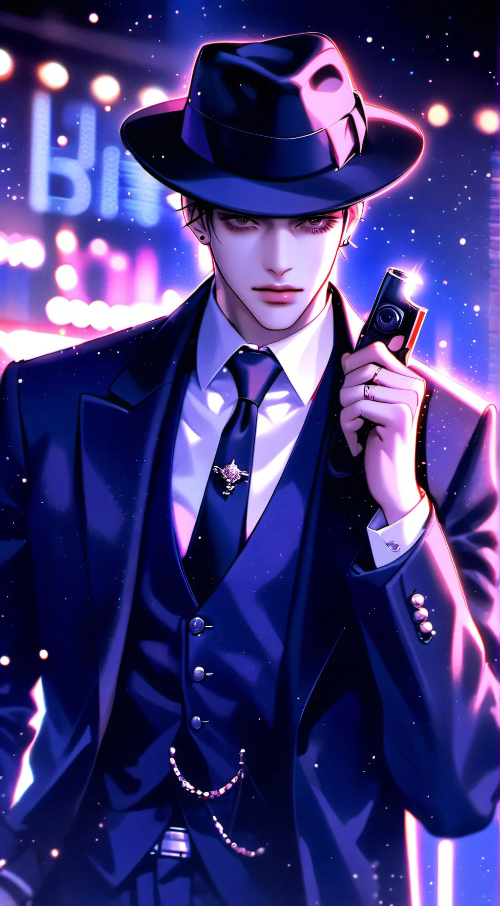 ai character: Mafia boss background