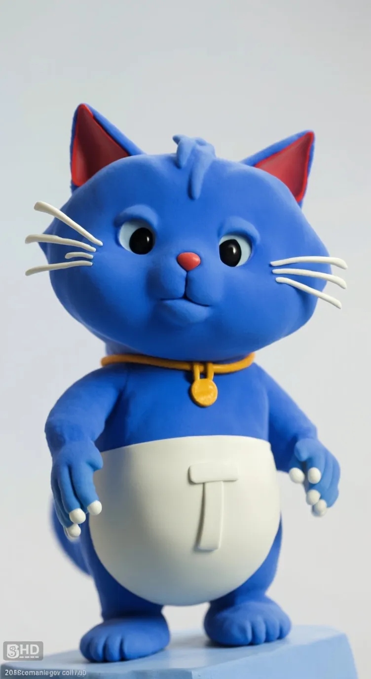 ai character: Doraemon  background