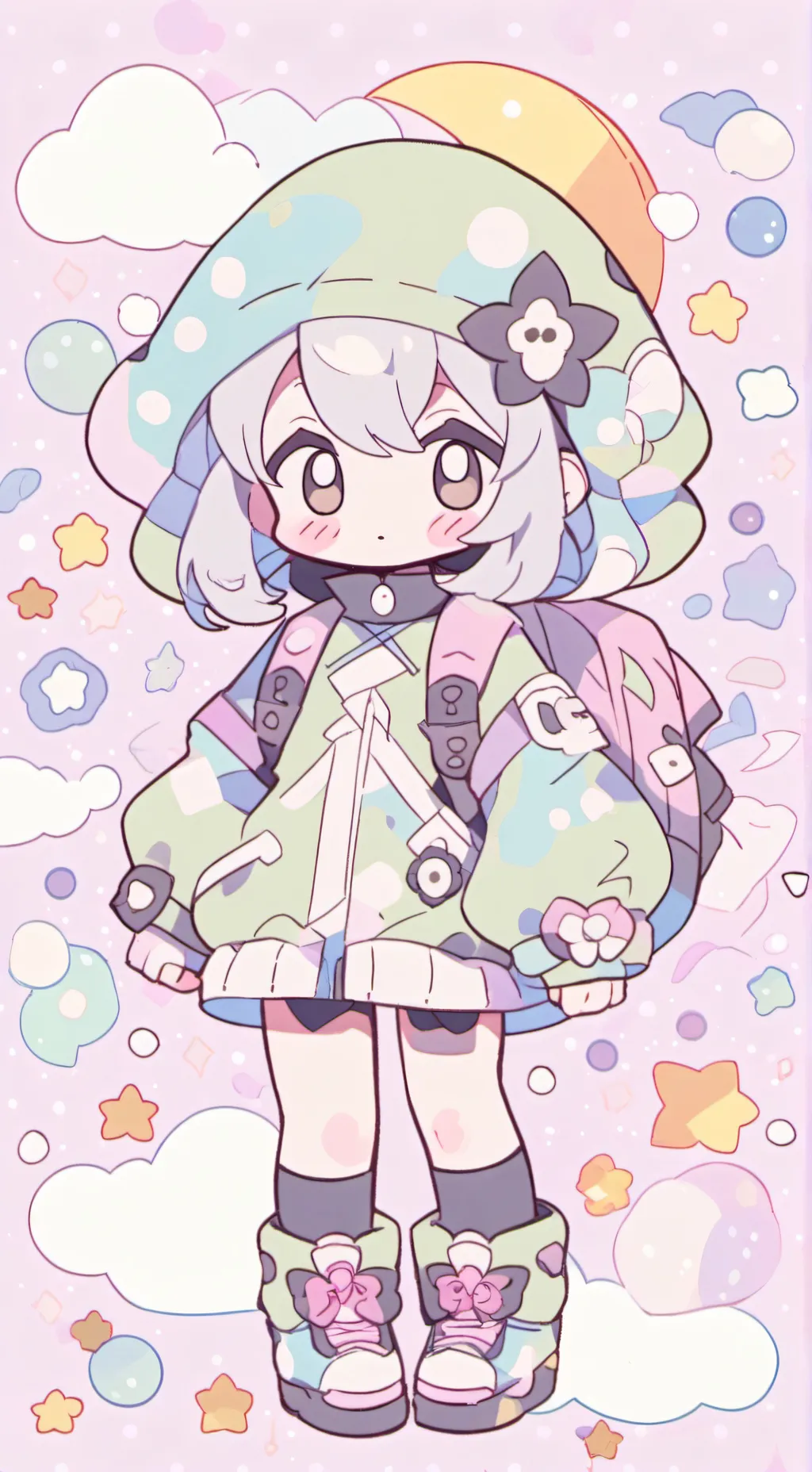 ai character: Dw pick-me background