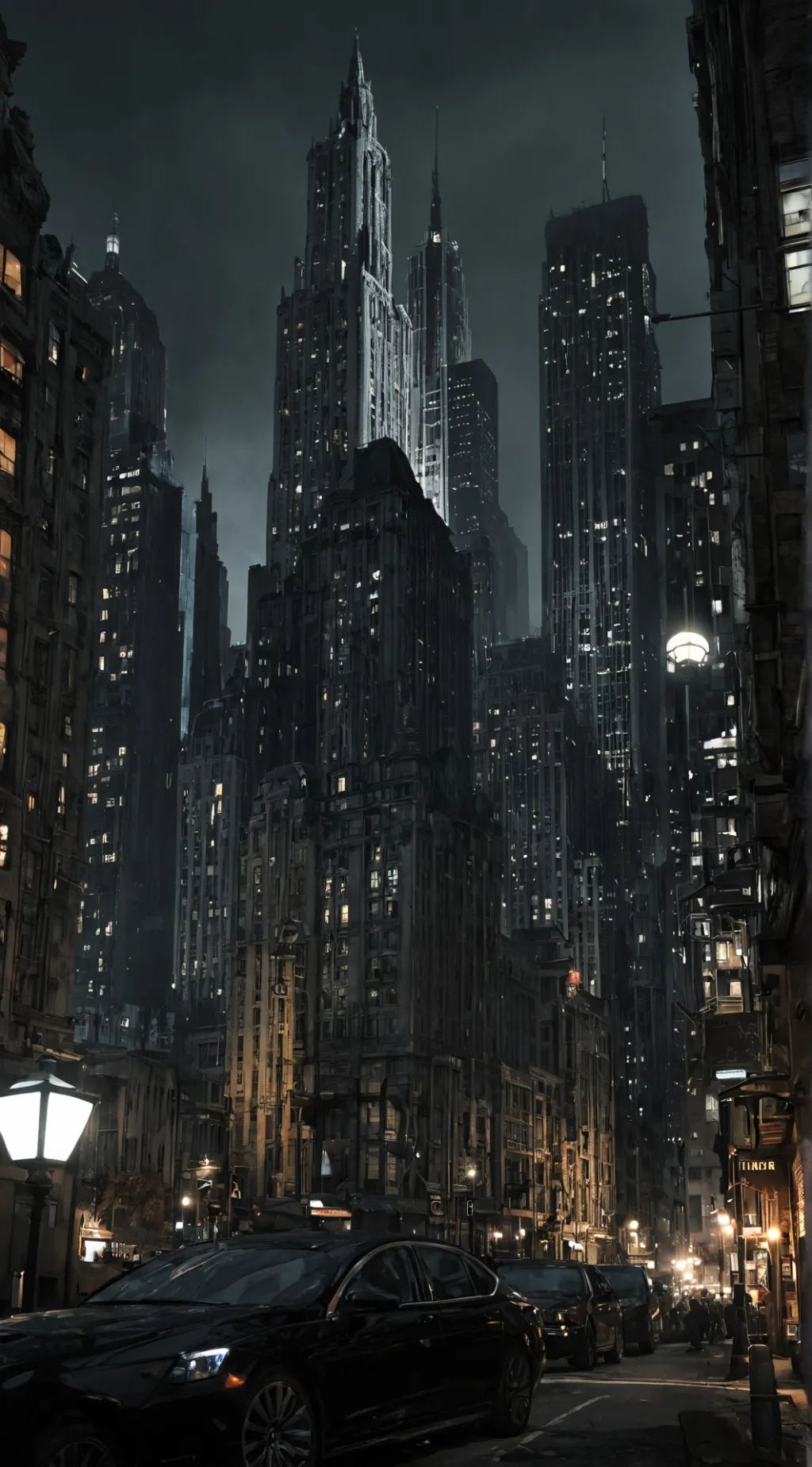 ai character: Gotham  background