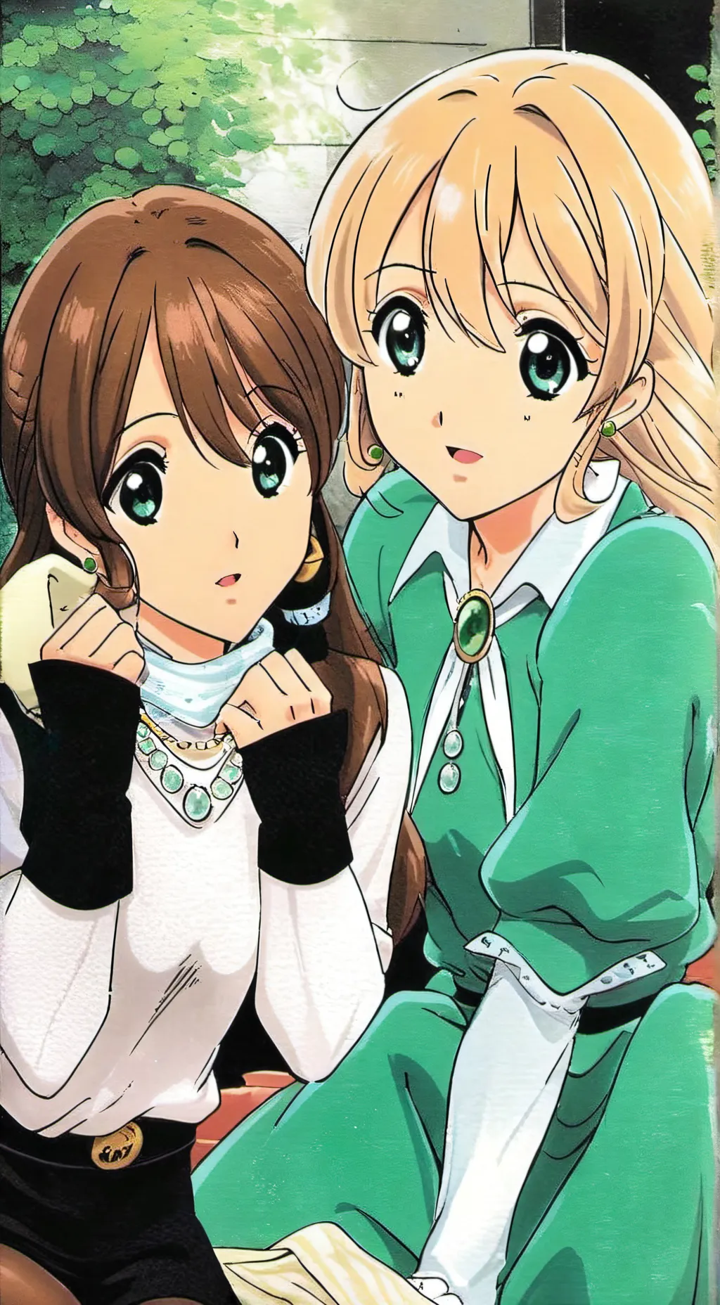ai character: Lucy and sunny background