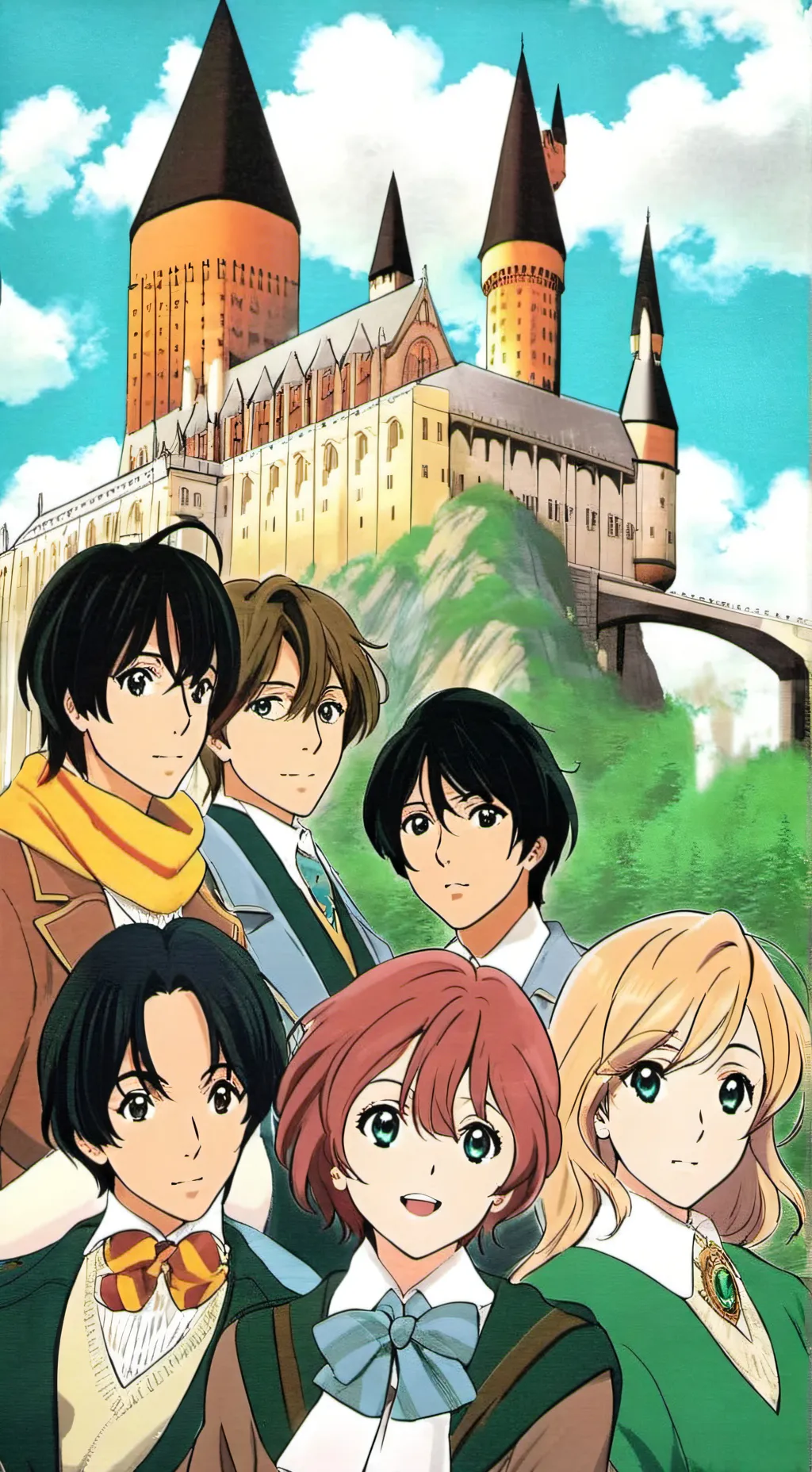 ai character: Harry Potter AU background