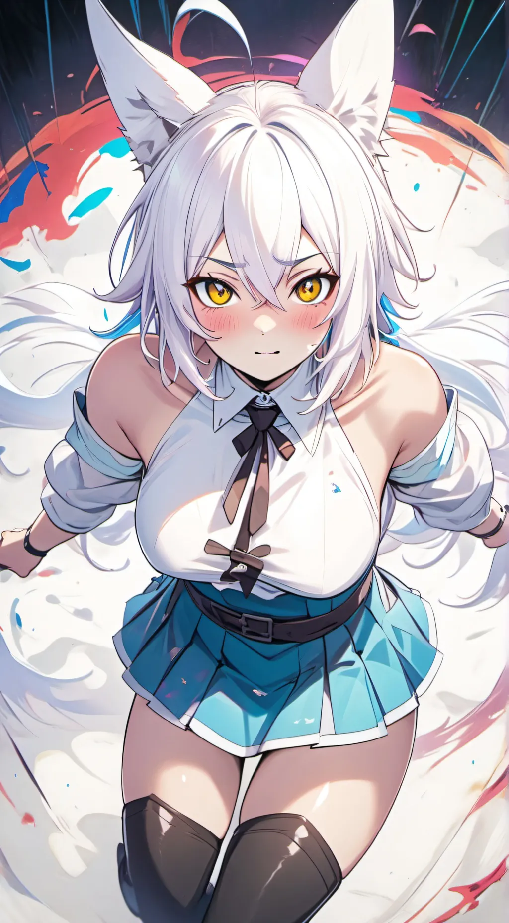 ai character: The 100 Girl background