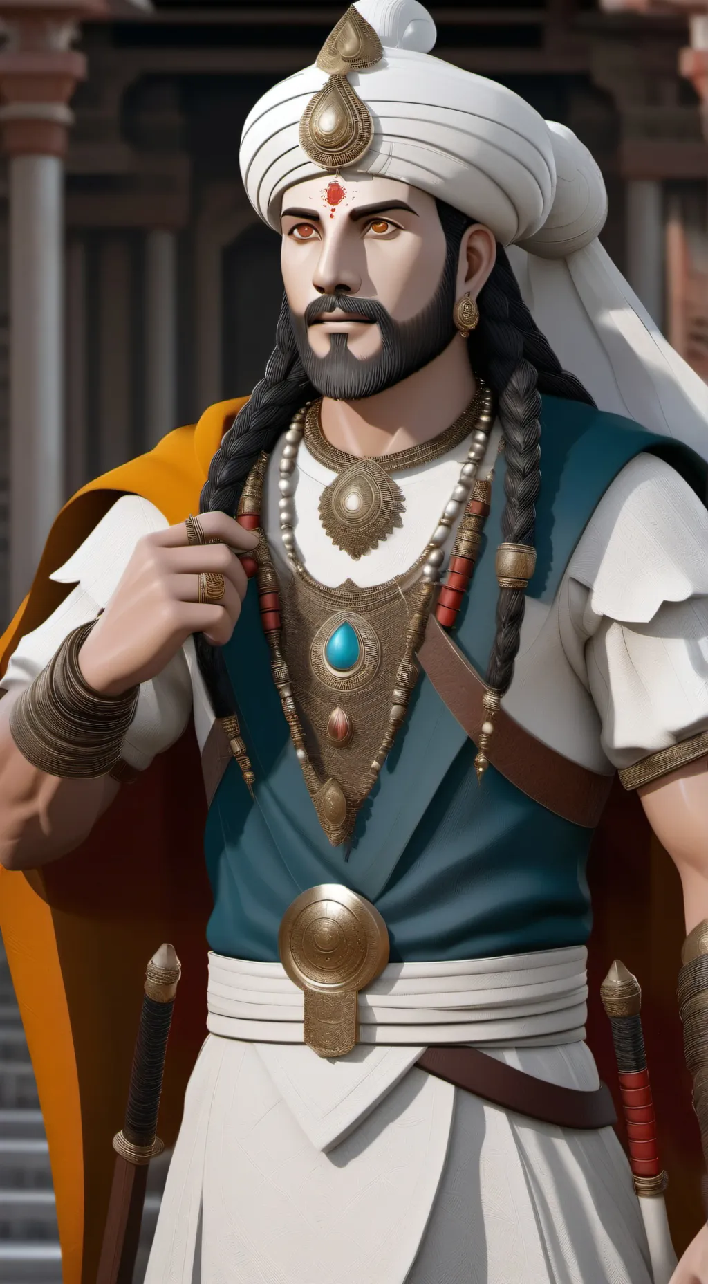 ai character: Steel Samurai background