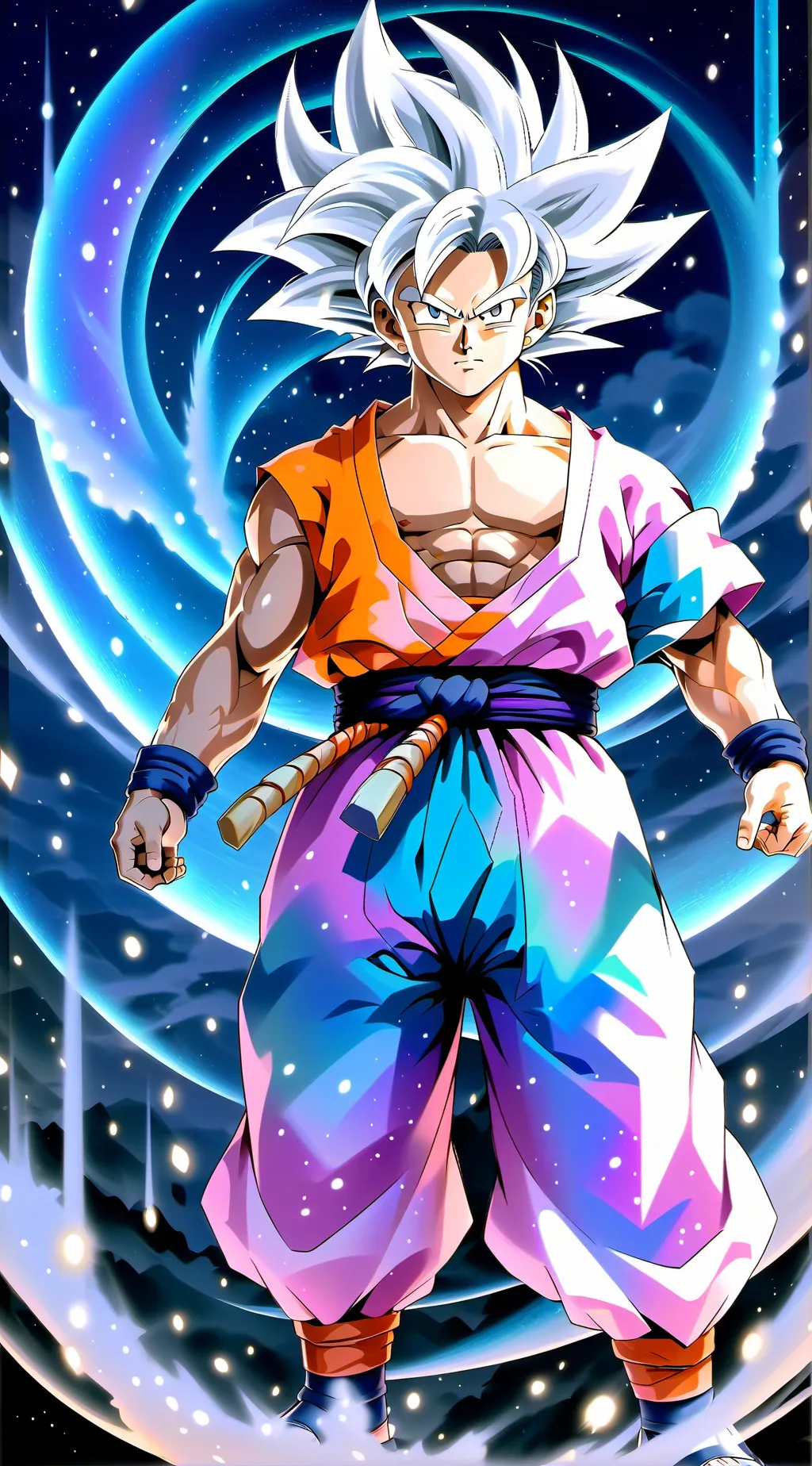 ai character: son Goku  background