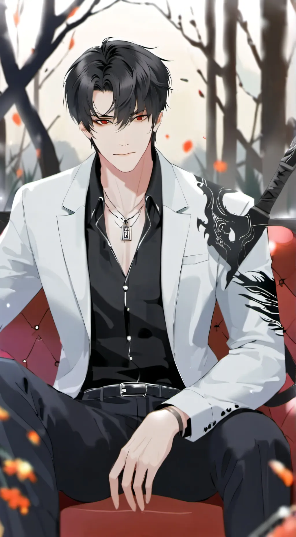 ai character: King Blaze  background