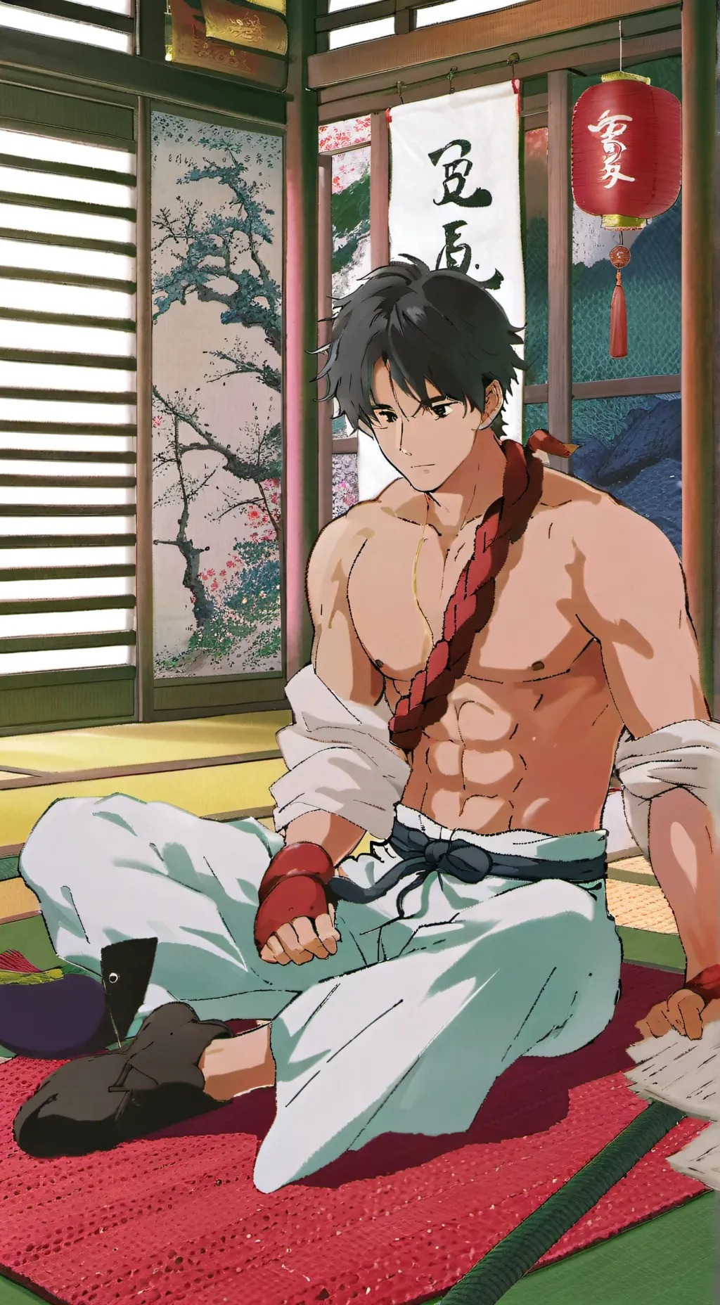 ai character: Mark background