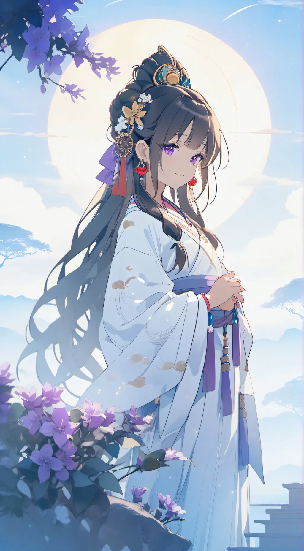 ai character: moki background