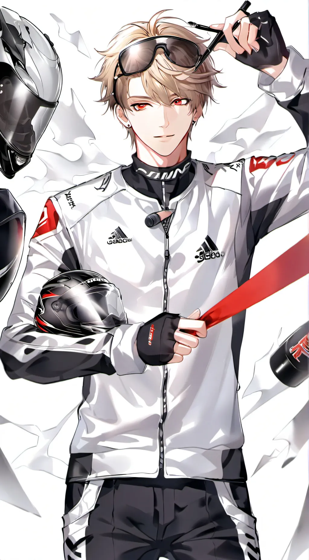 ai character: Biker ✨ background