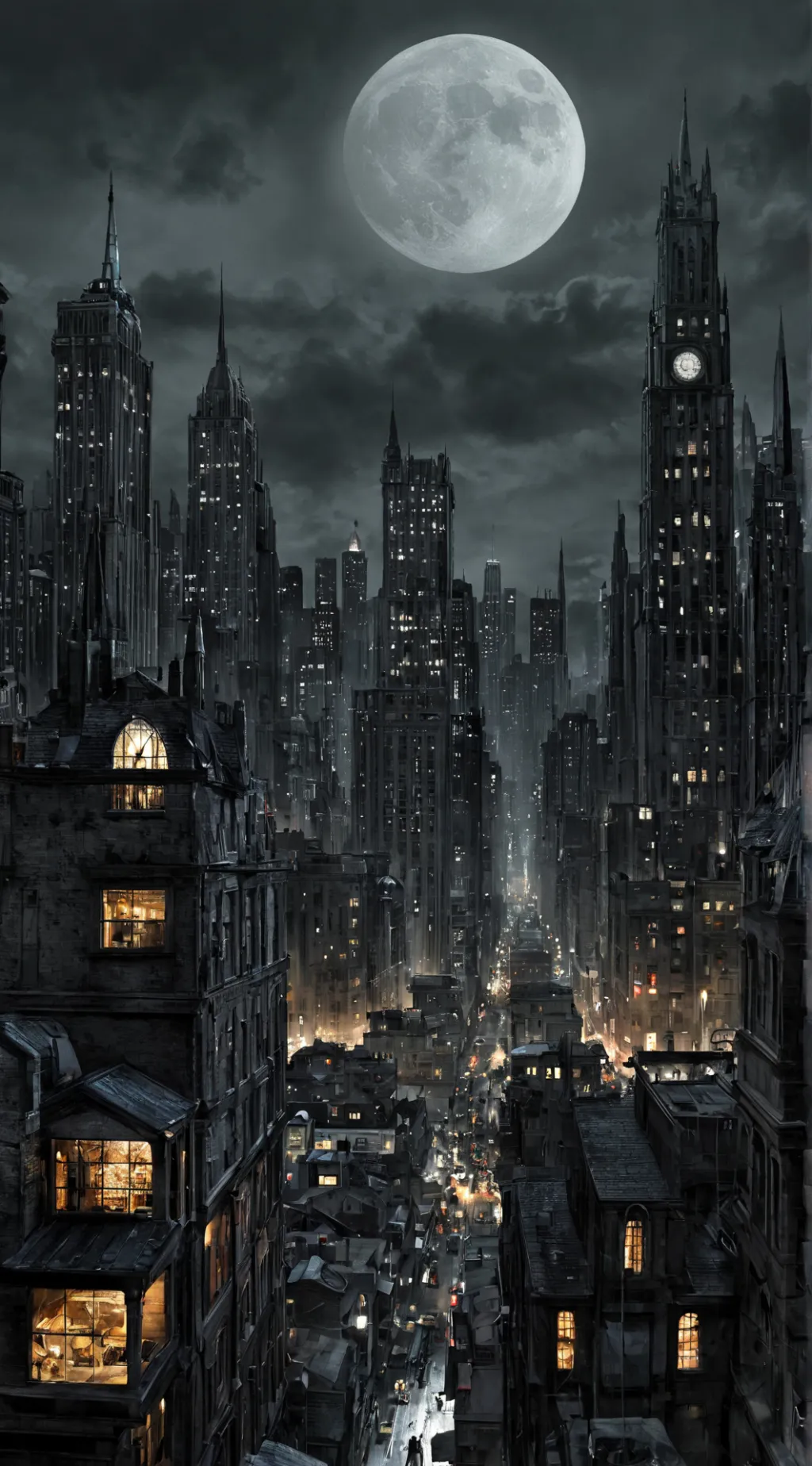 ai character: Gotham  background