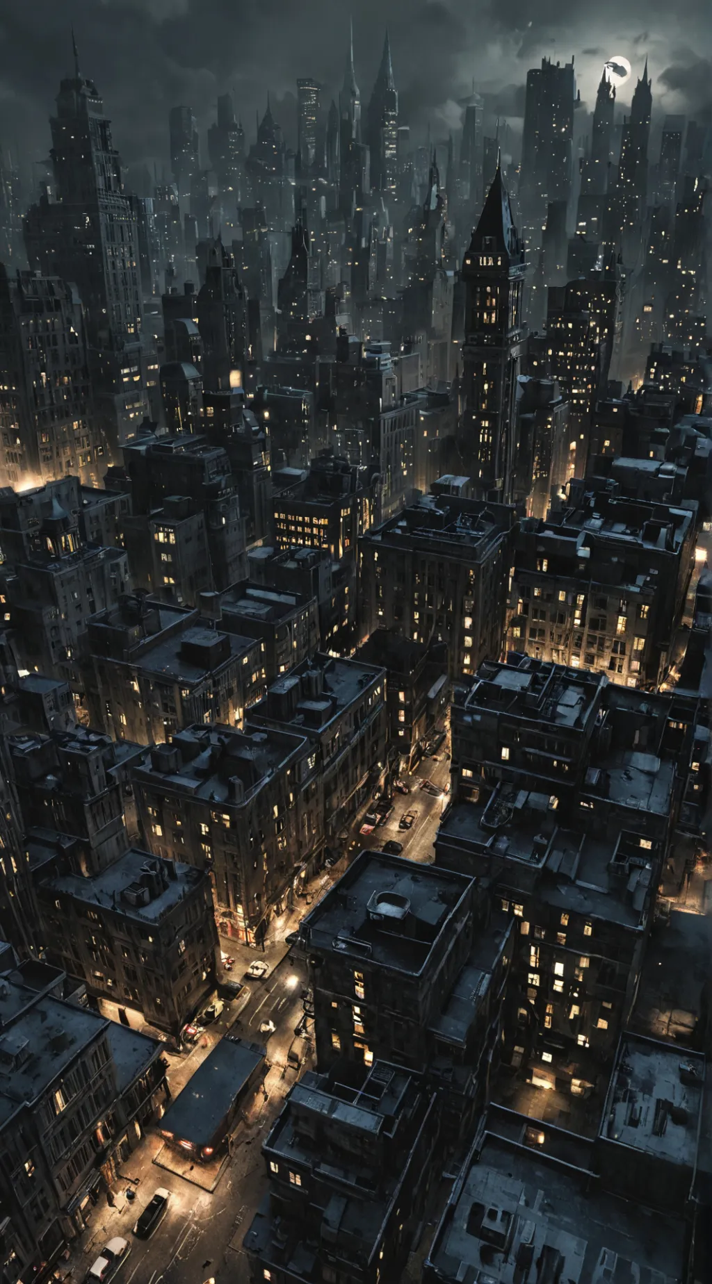 ai character: Gotham  background