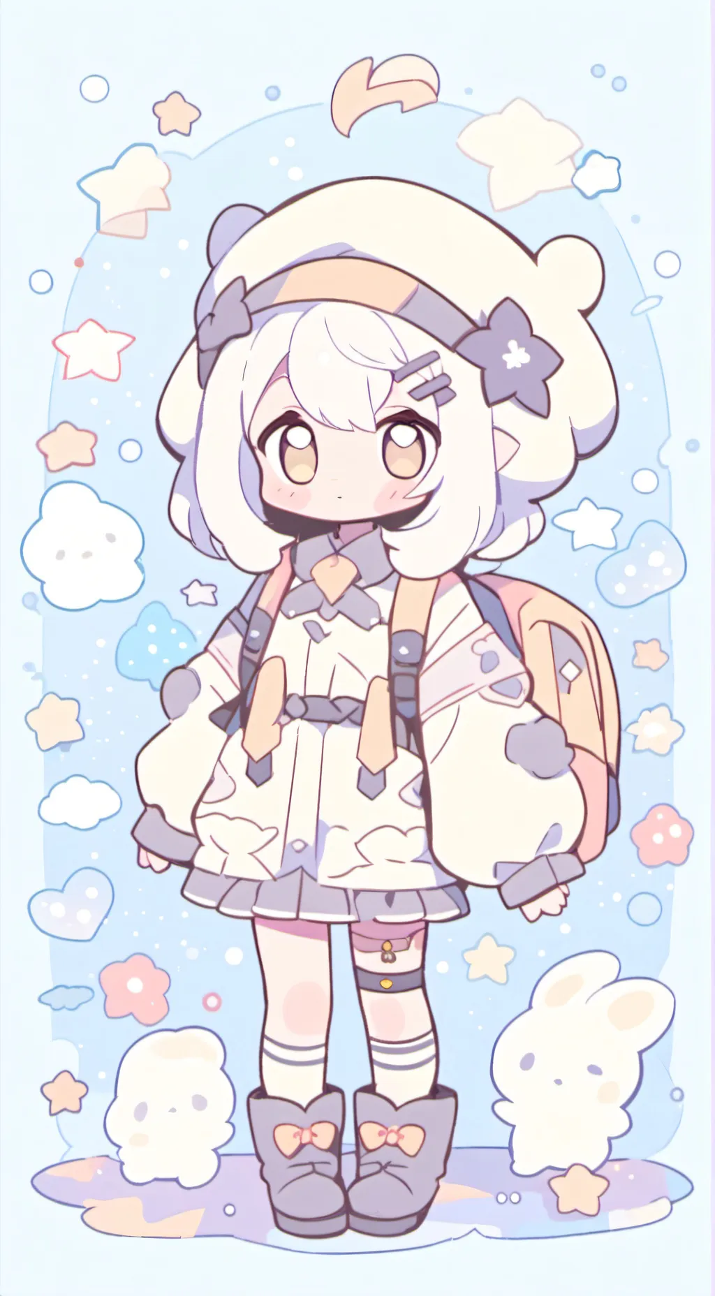 ai character: baby background