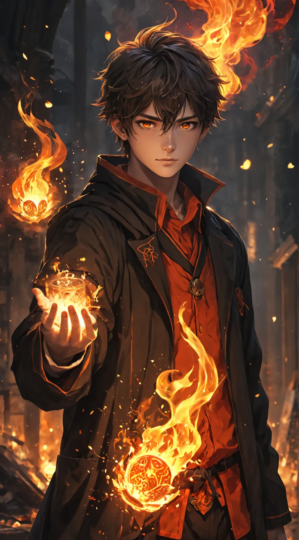 ai character: Lucien background