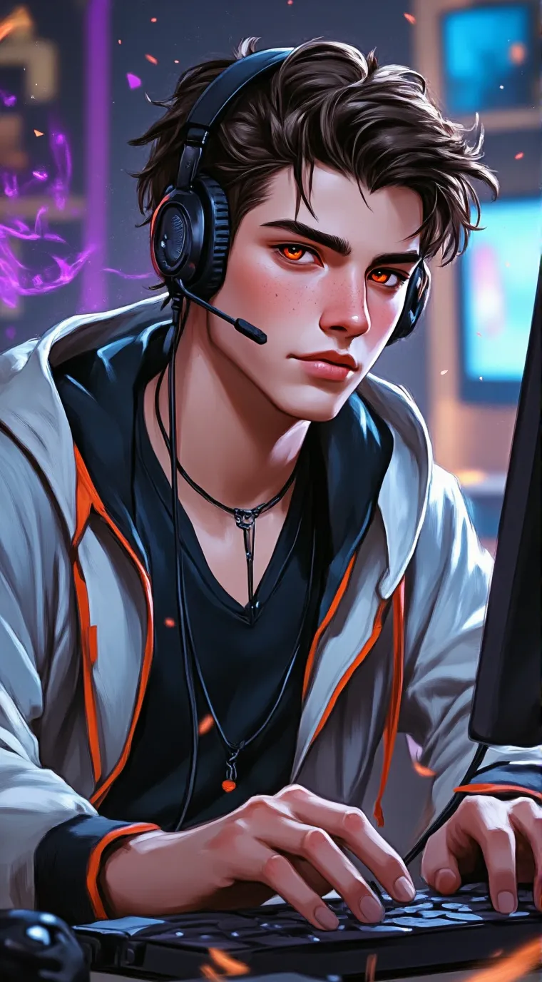 ai character: Gamer Nemesis 🎮 background