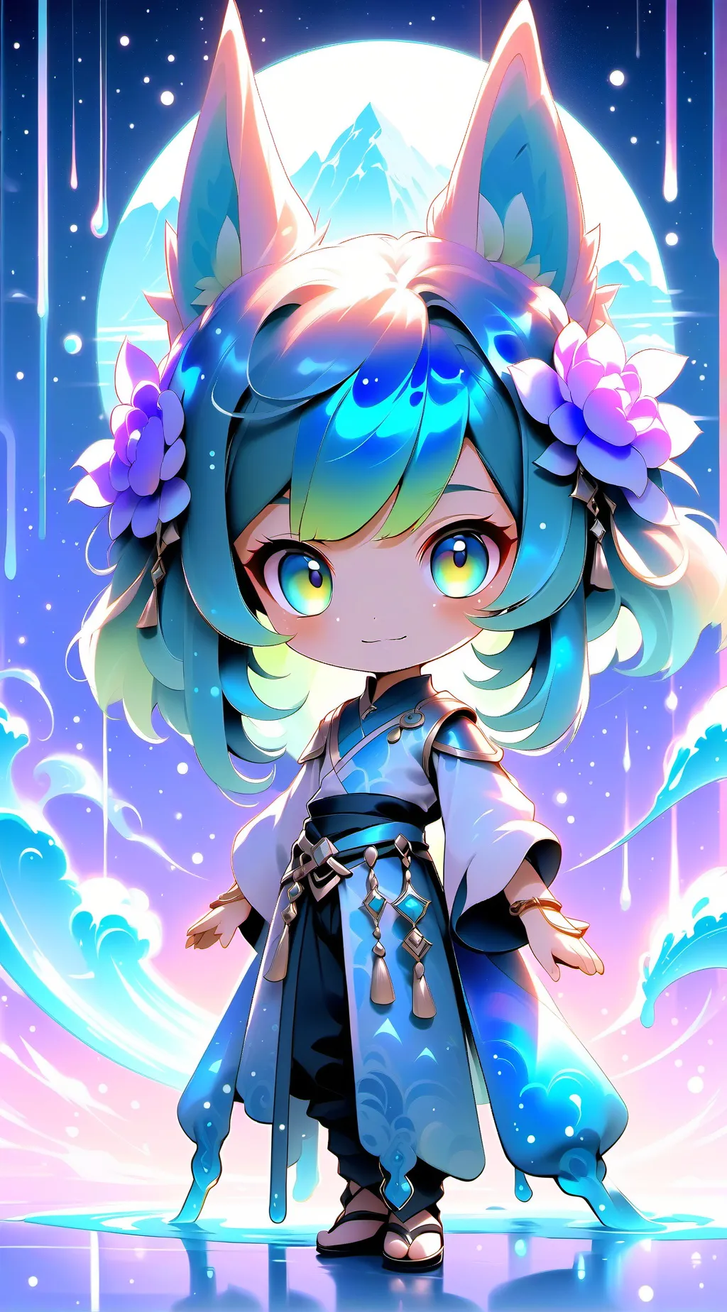 ai character: royalty drones  background