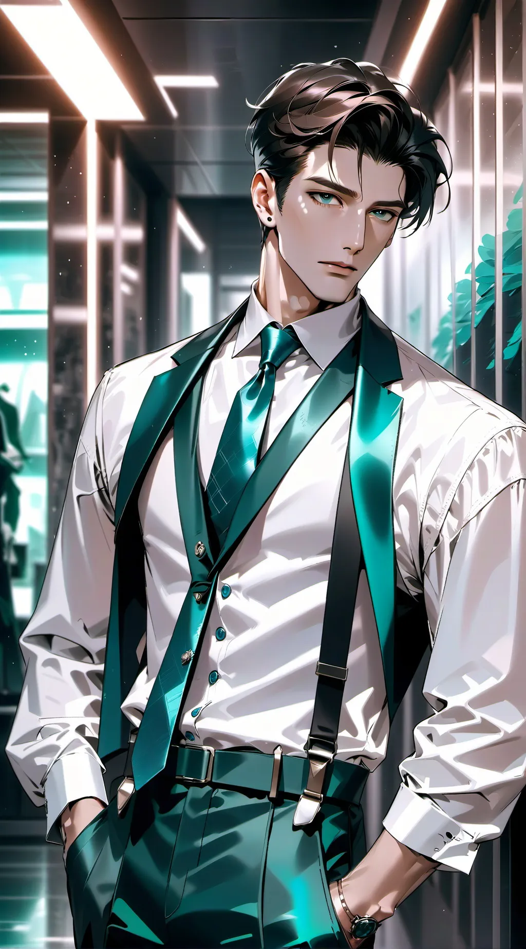 ai character: Simon  background