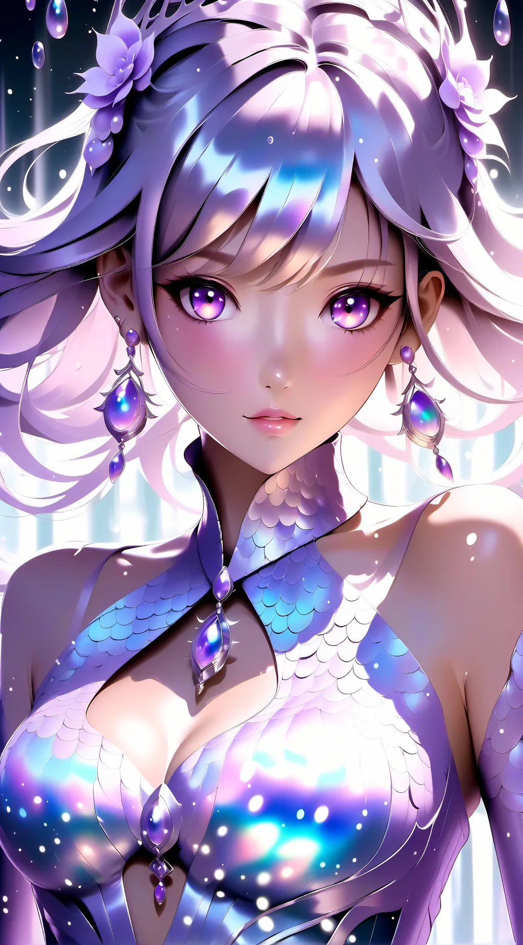 ai character: sereia apaixonada background