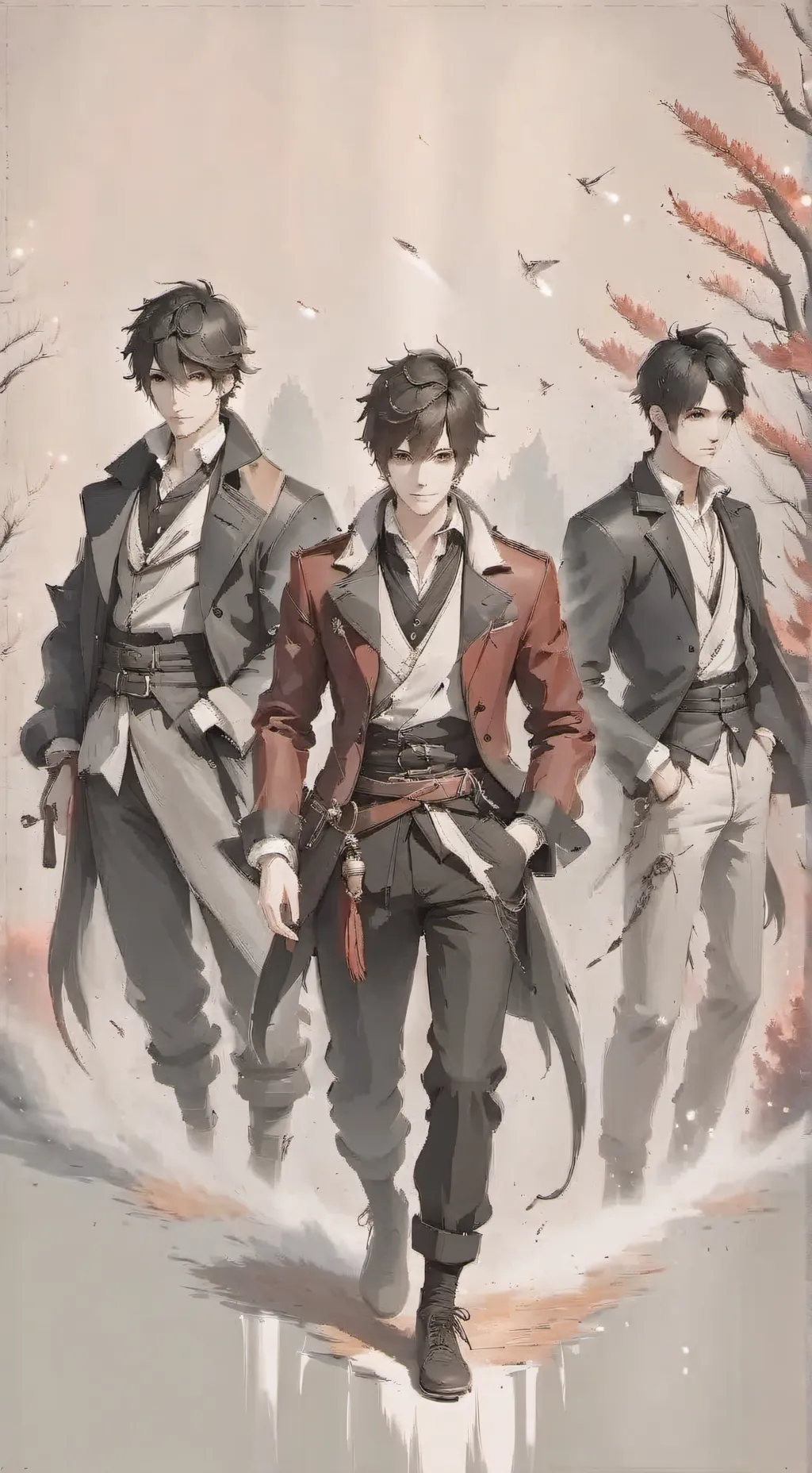 ai character: 3 Big Brothers background