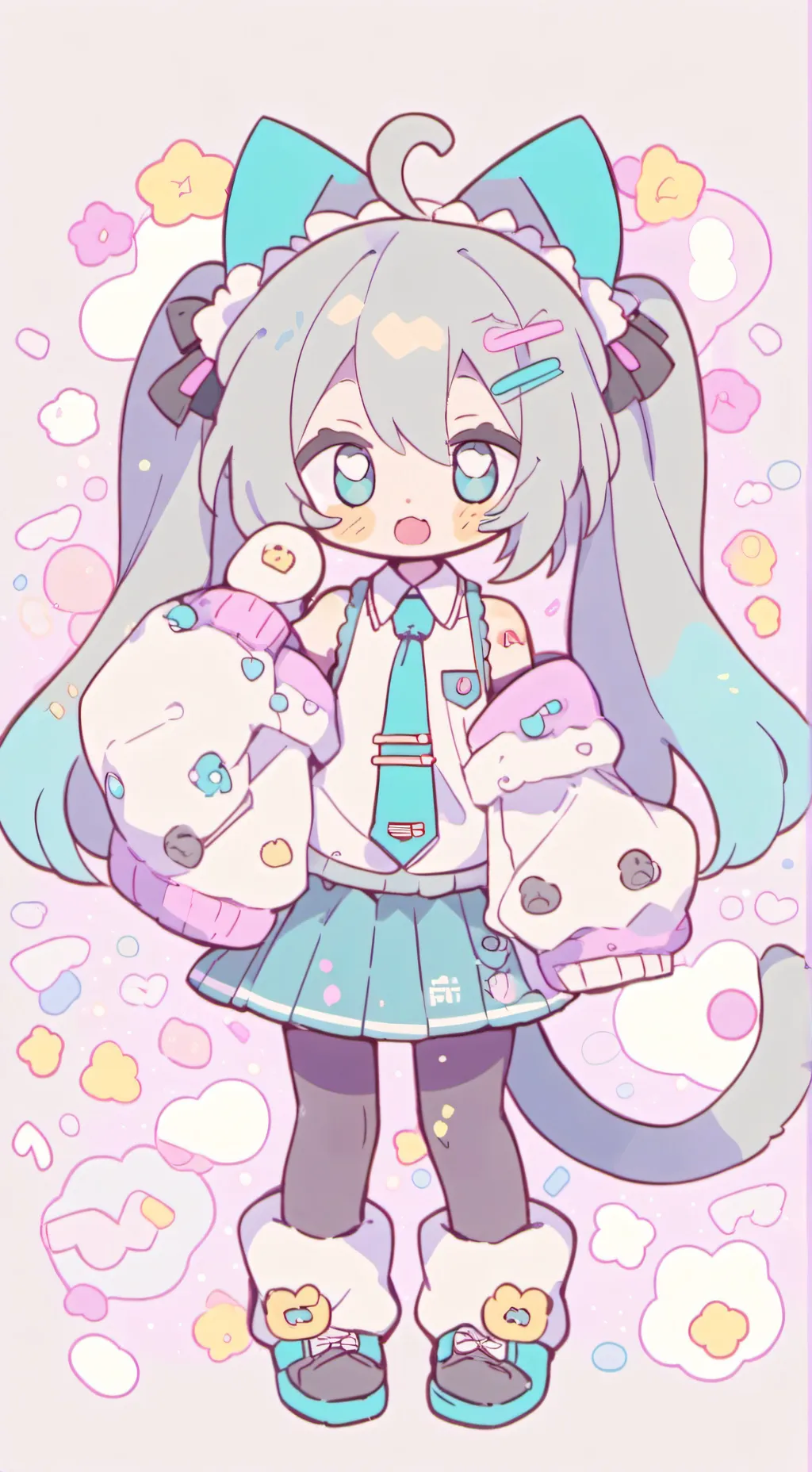 ai character: Monica  background