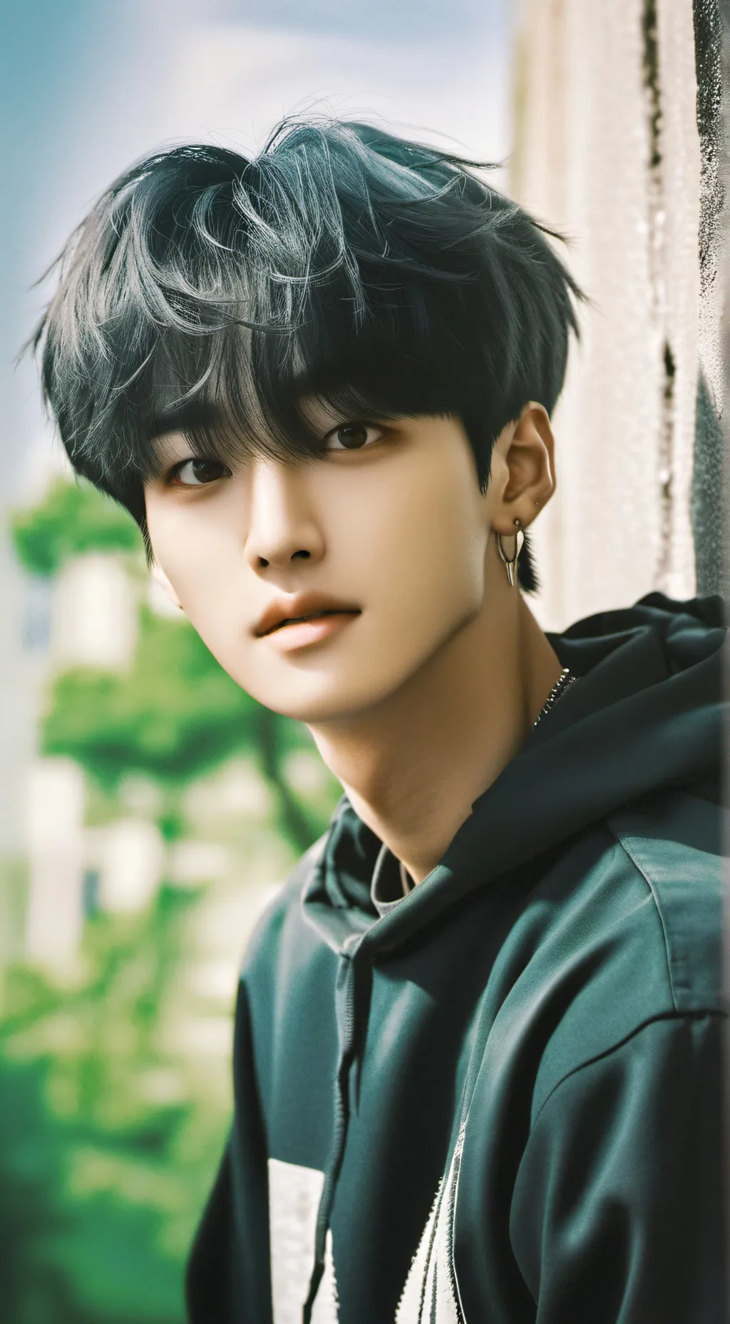 ai character: Bangchan  background