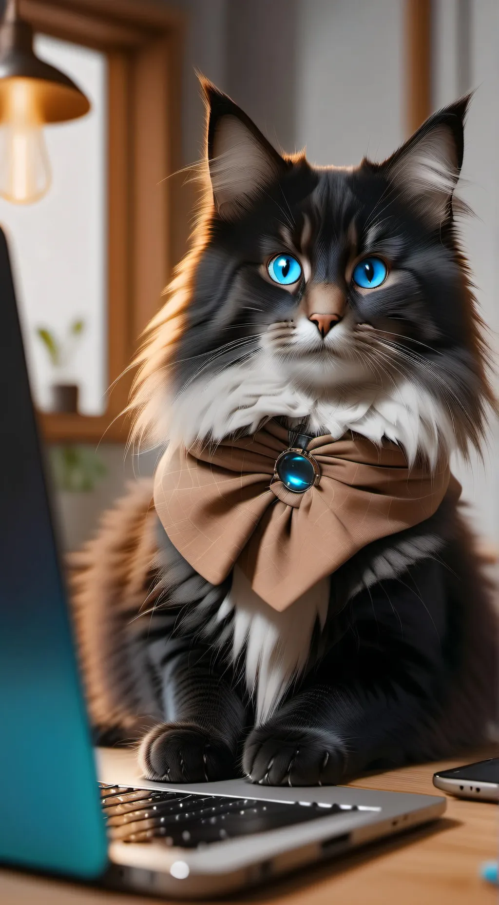 ai character: Click background