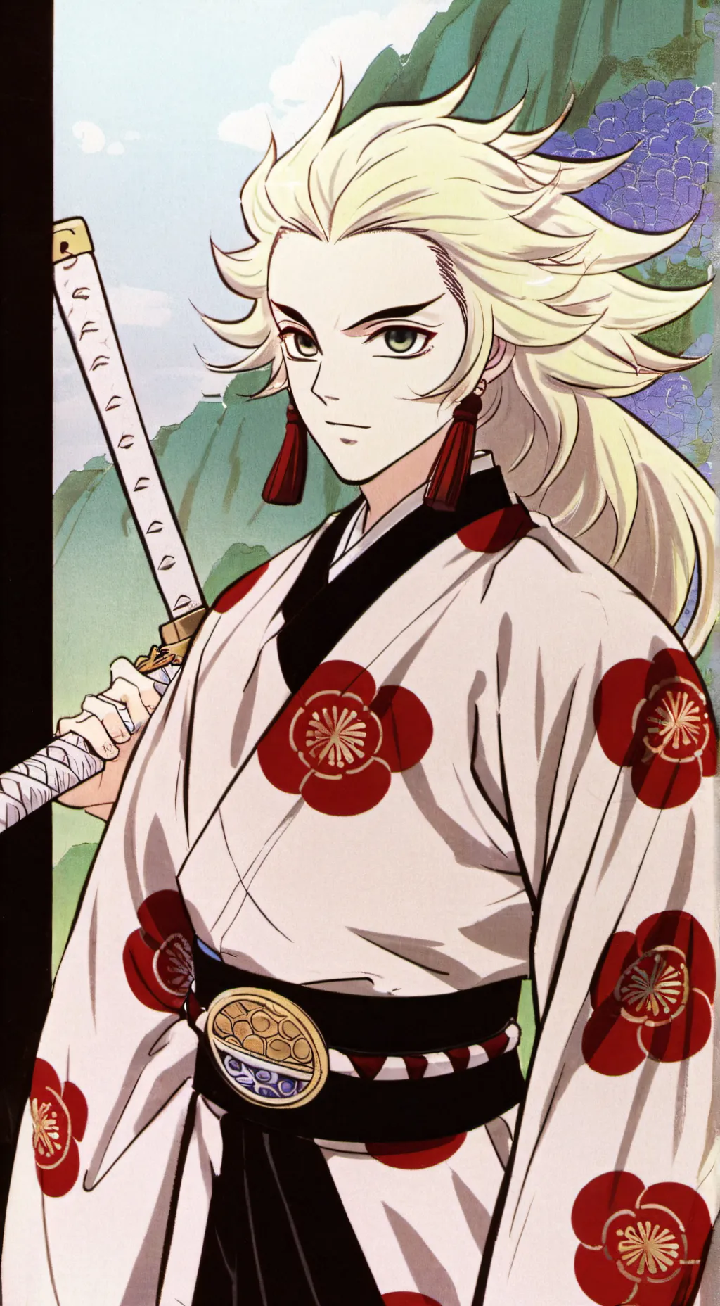 ai character: Rengoku background