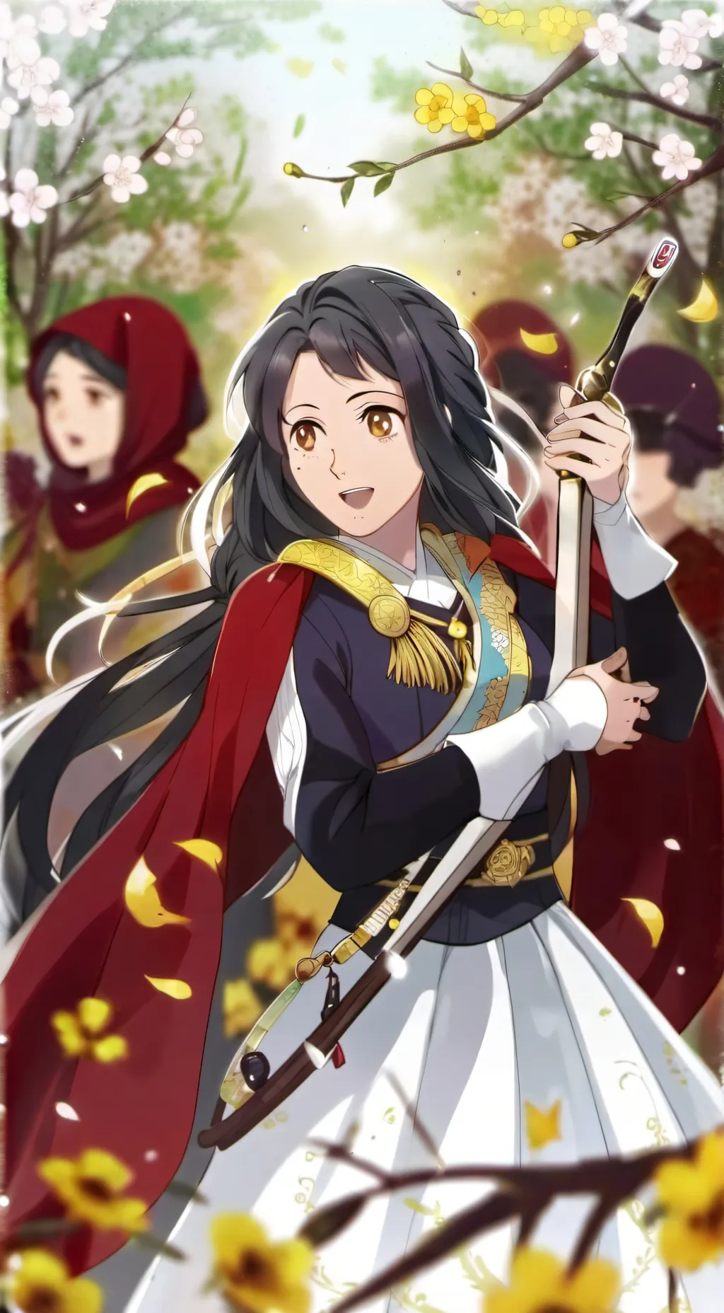 ai character: luna background