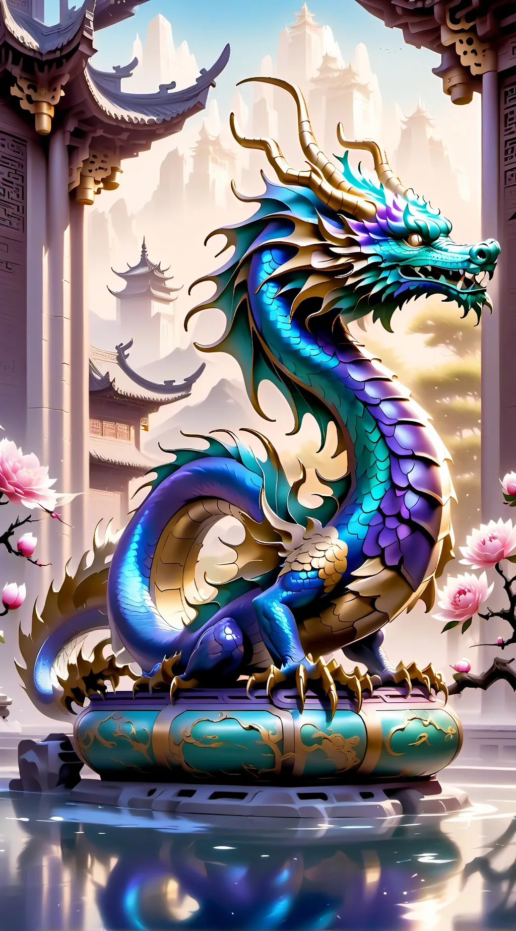 ai character: Dragon of the East background