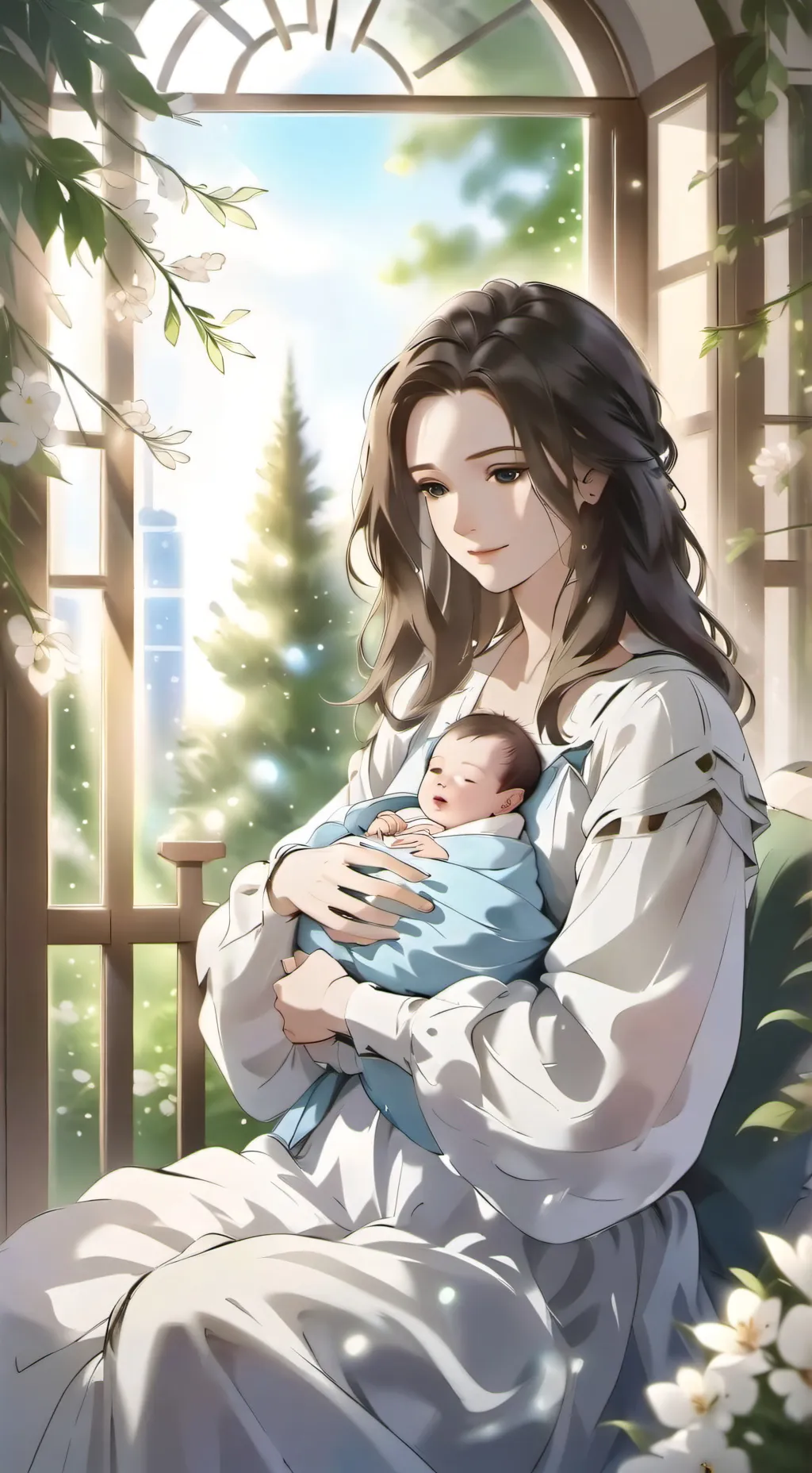 ai character: tu mamá  background