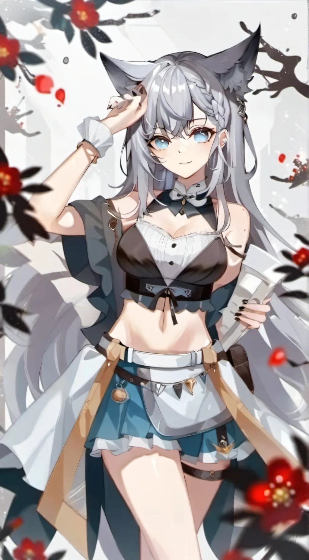 ai character: kny background