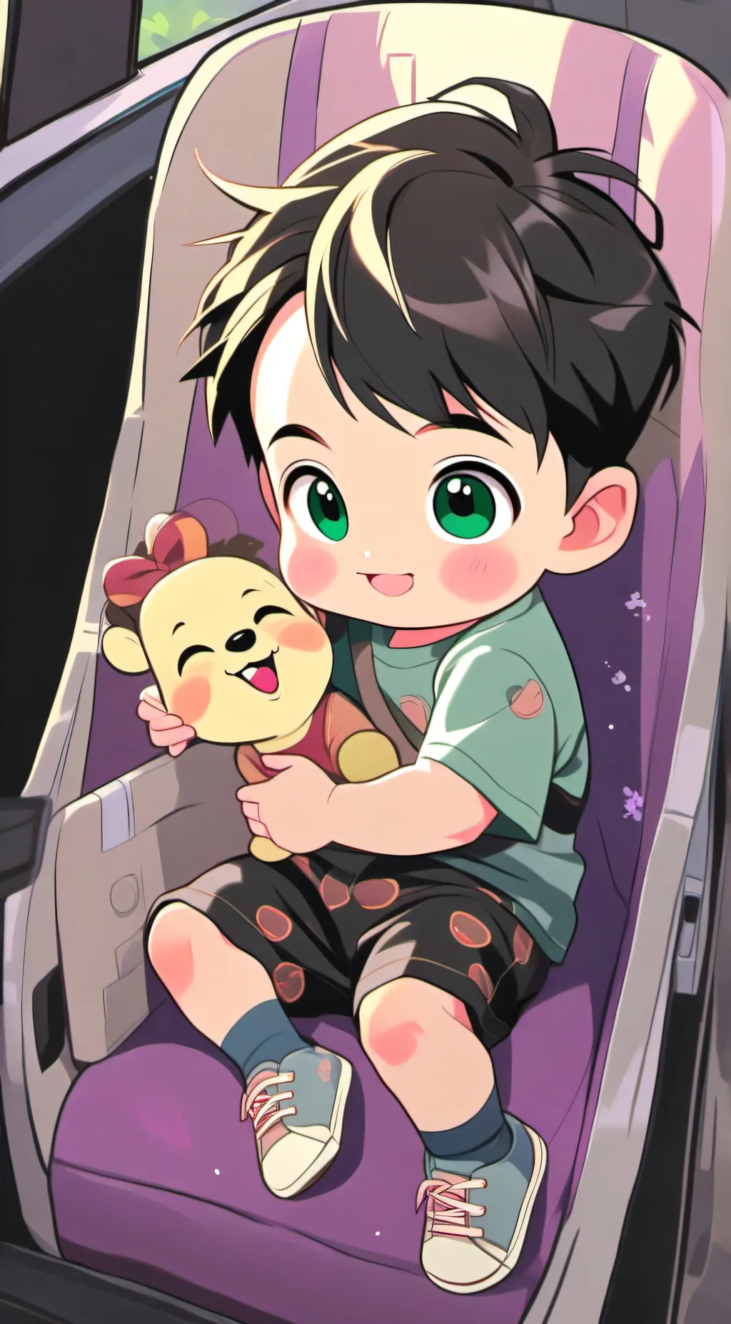 ai character: Leo.  background