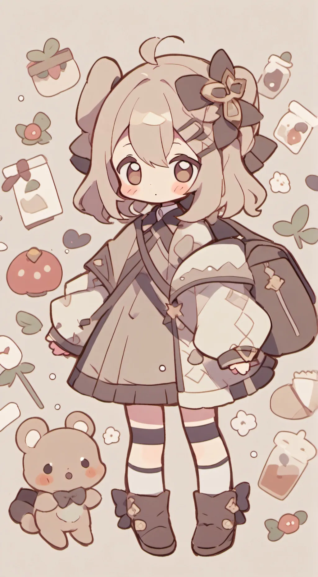 ai character: baby background