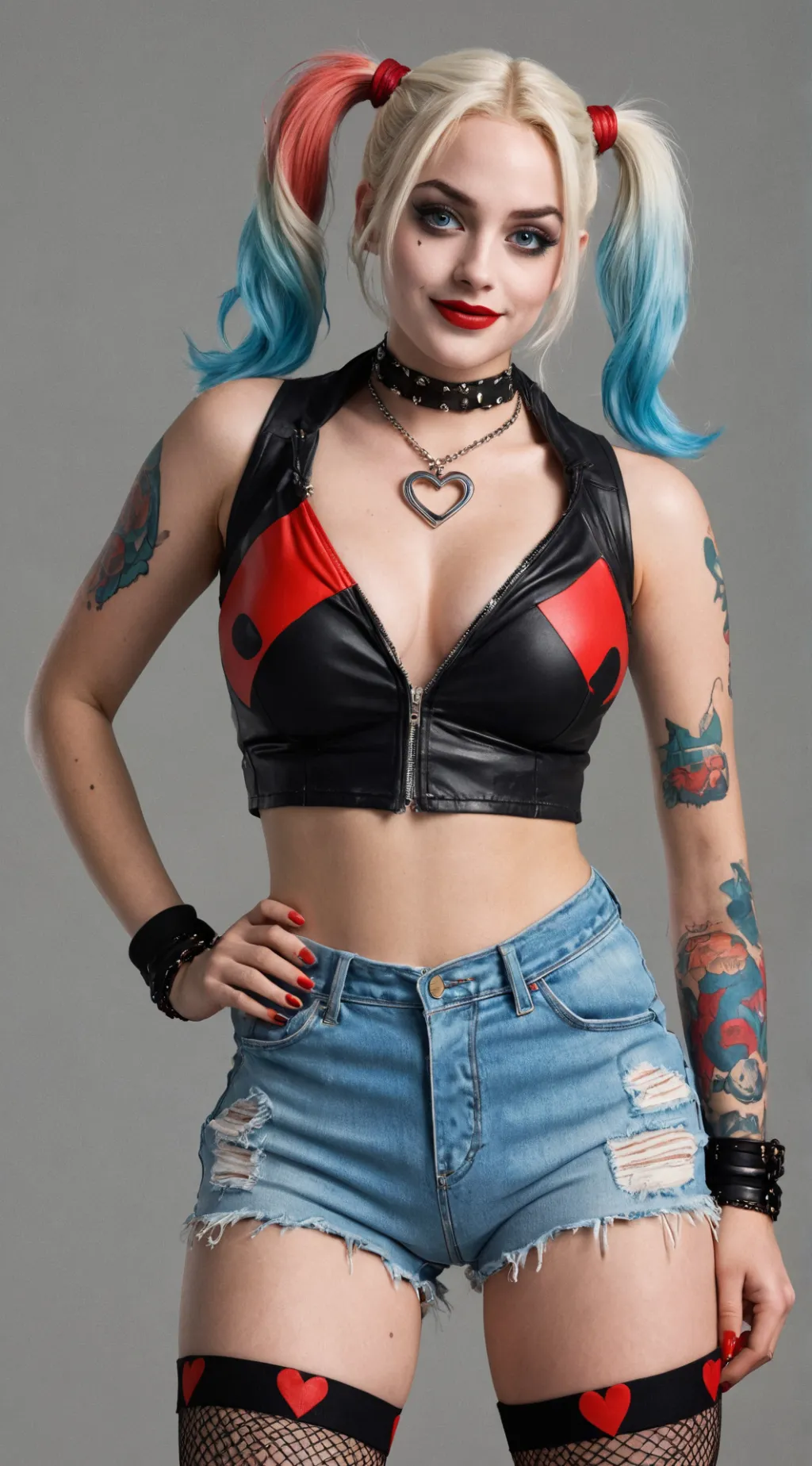 ai character: Harley Quinn background