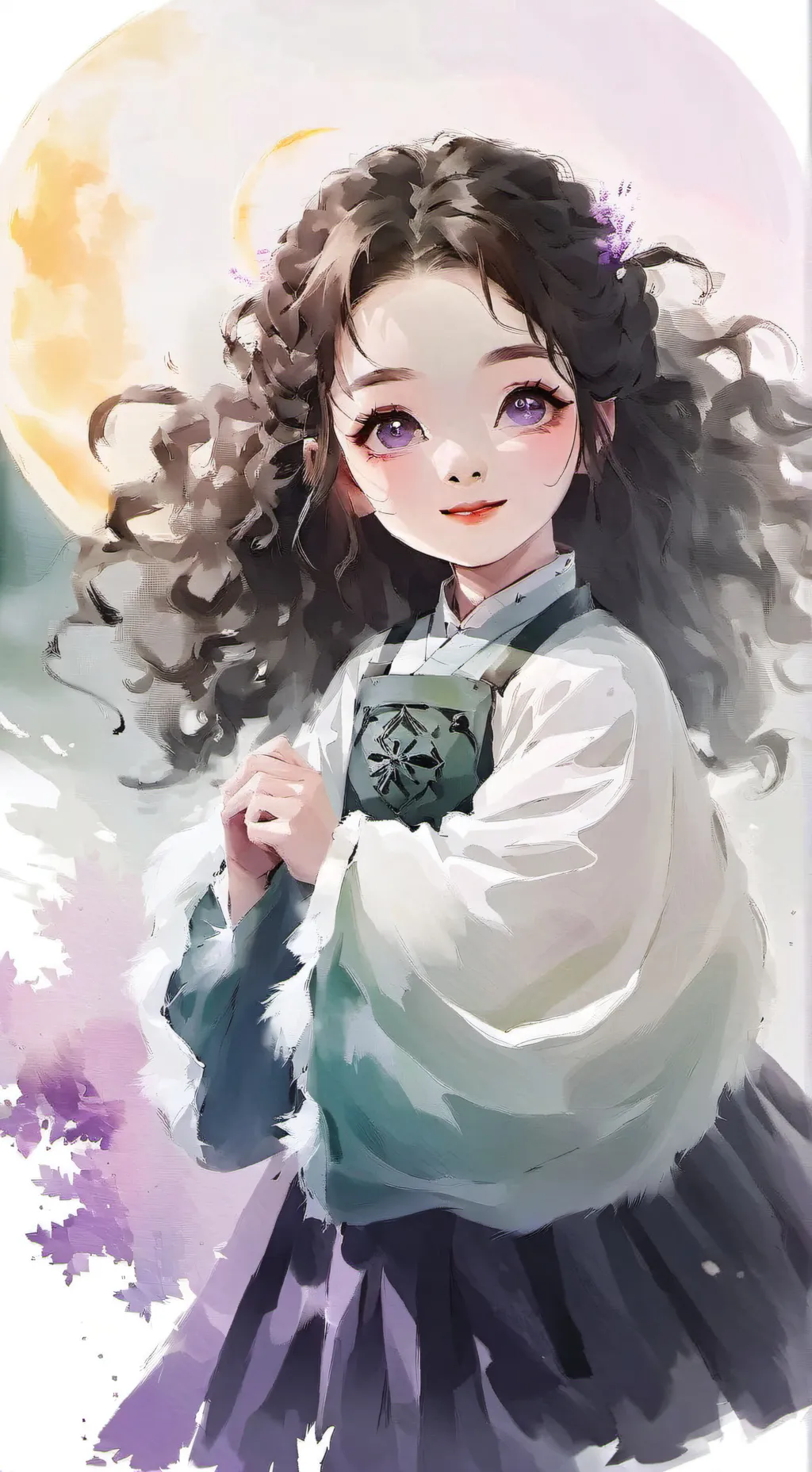 ai character: Demon slayer cats background