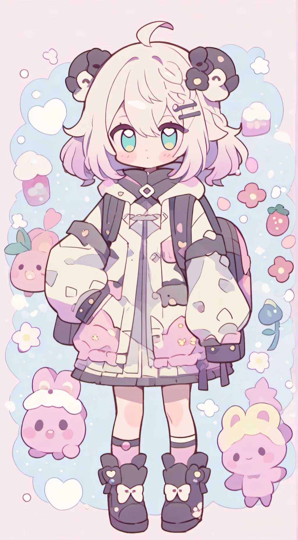 ai character: Stray kids Noël  background